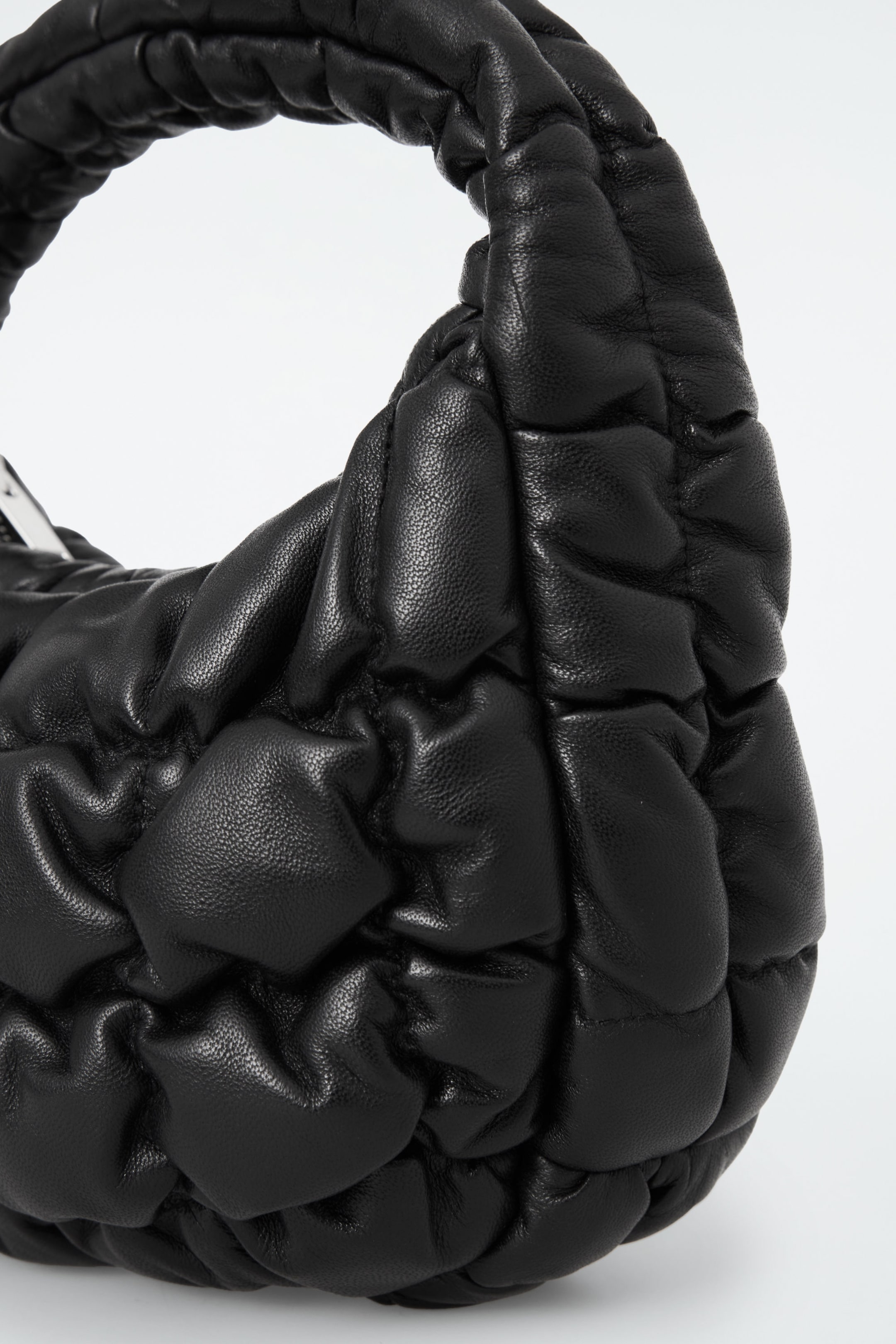 QUILTED MICRO BAG - LEATHER