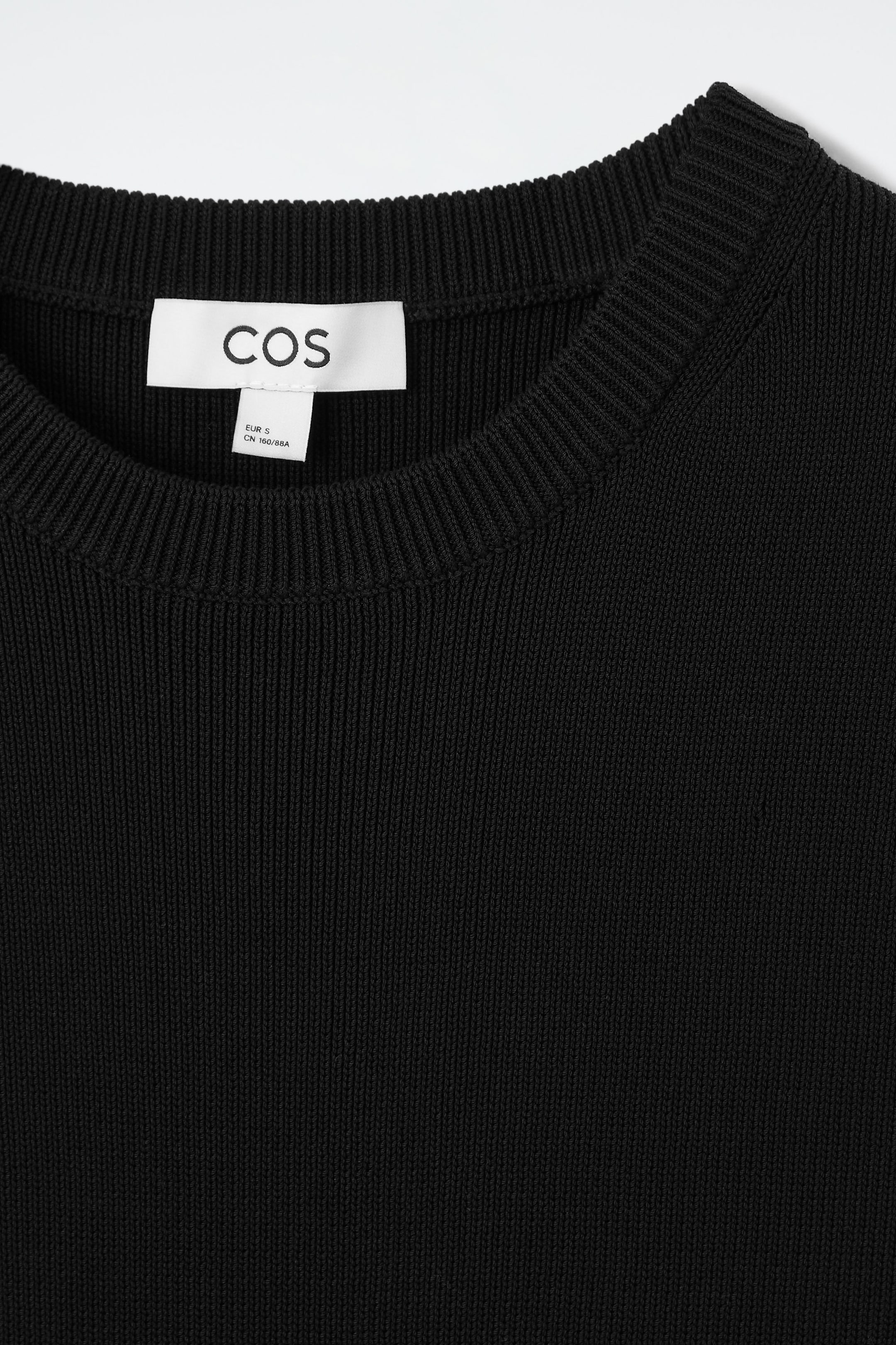 RIBBED-KNIT DROPPED-WAIST MINI DRESS