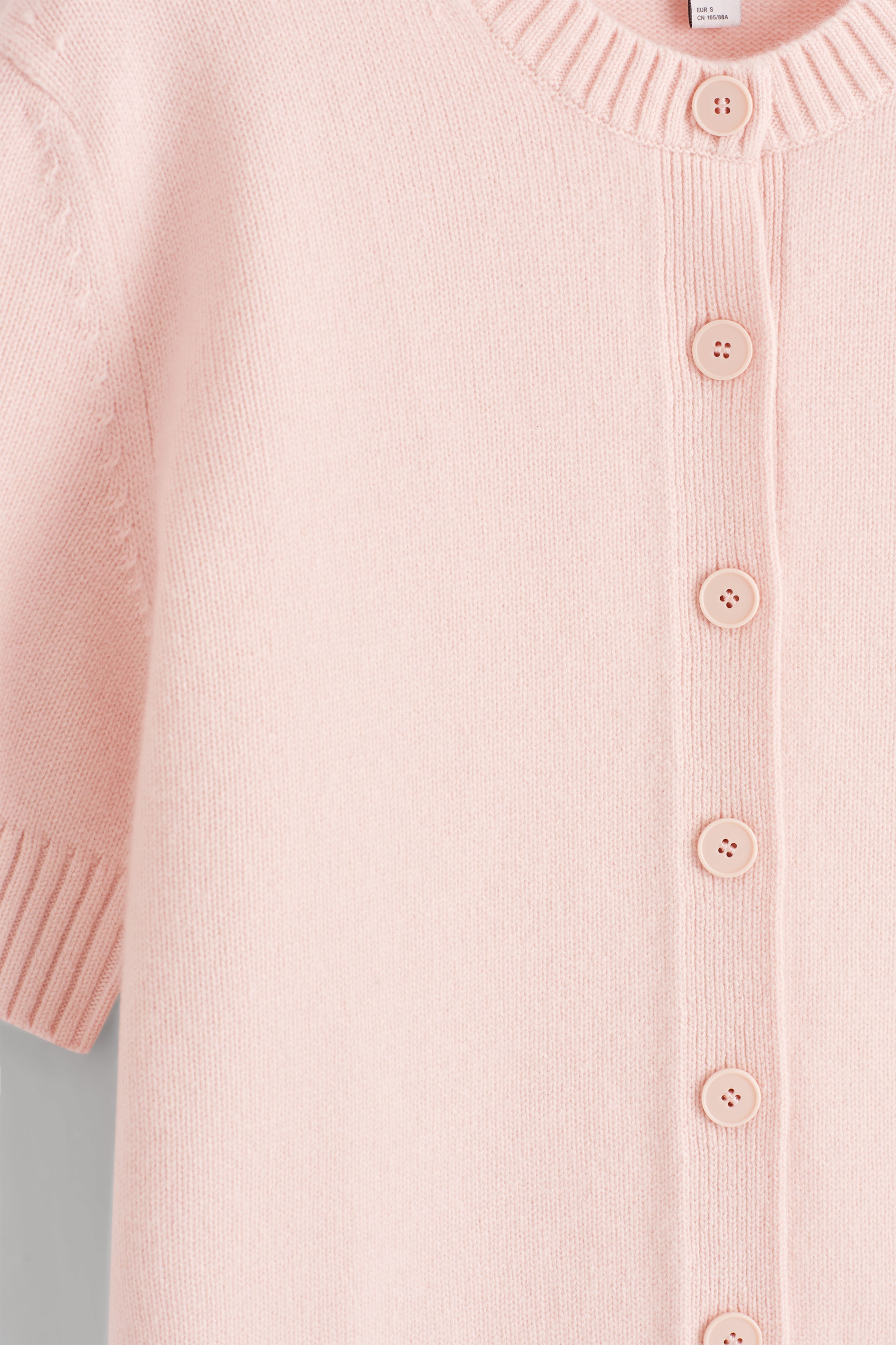 Agrandir l'image: CARDIGAN À MANCHES COURTES EN LAINE MÉRINOS - ROSE - FEMME | H&M FR 7