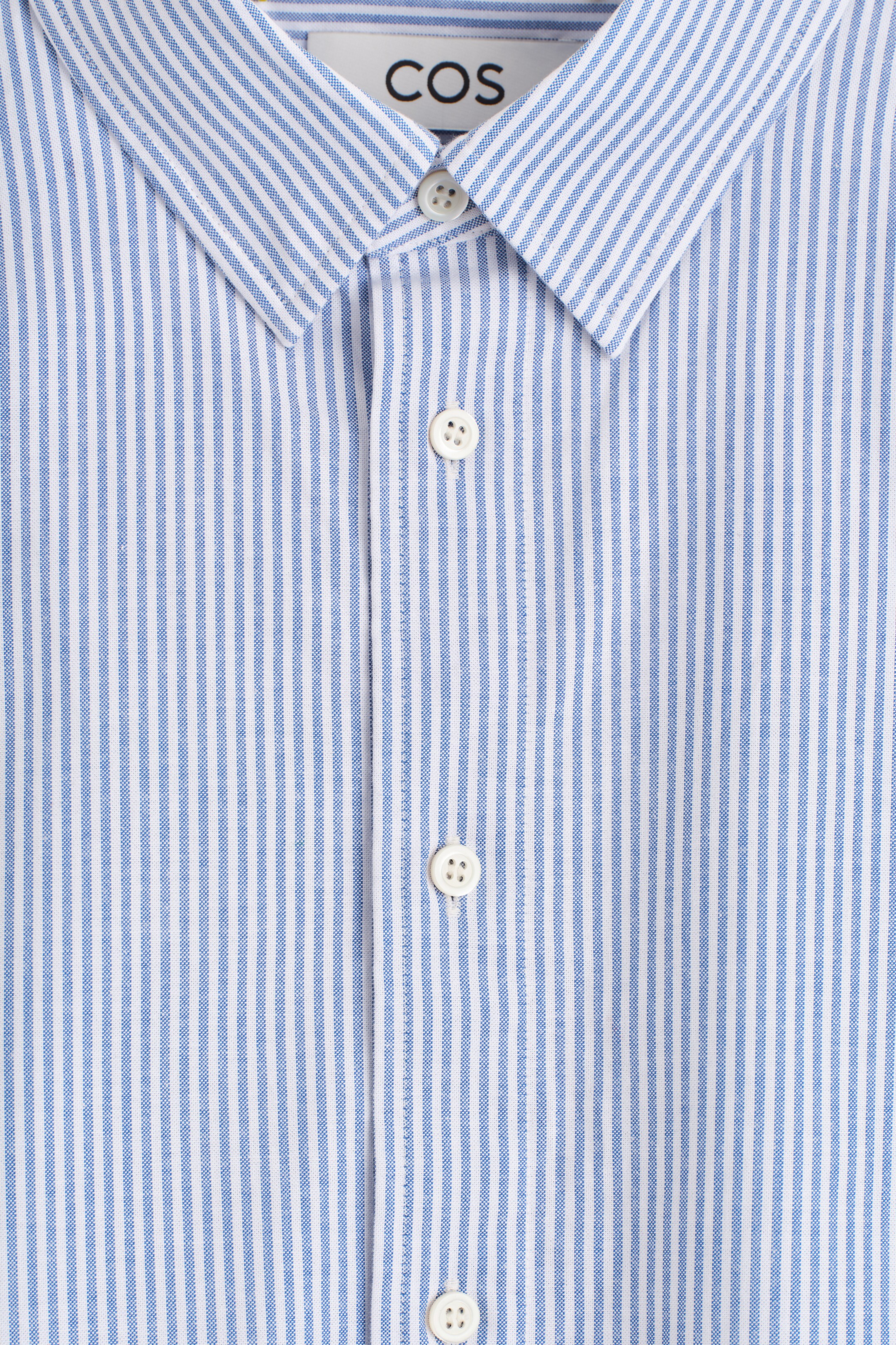 Agrandir l'image: CHEMISE OXFORD EN COTON - BLEU / BLANC / RAYURES - HOMME | H&M BE 8