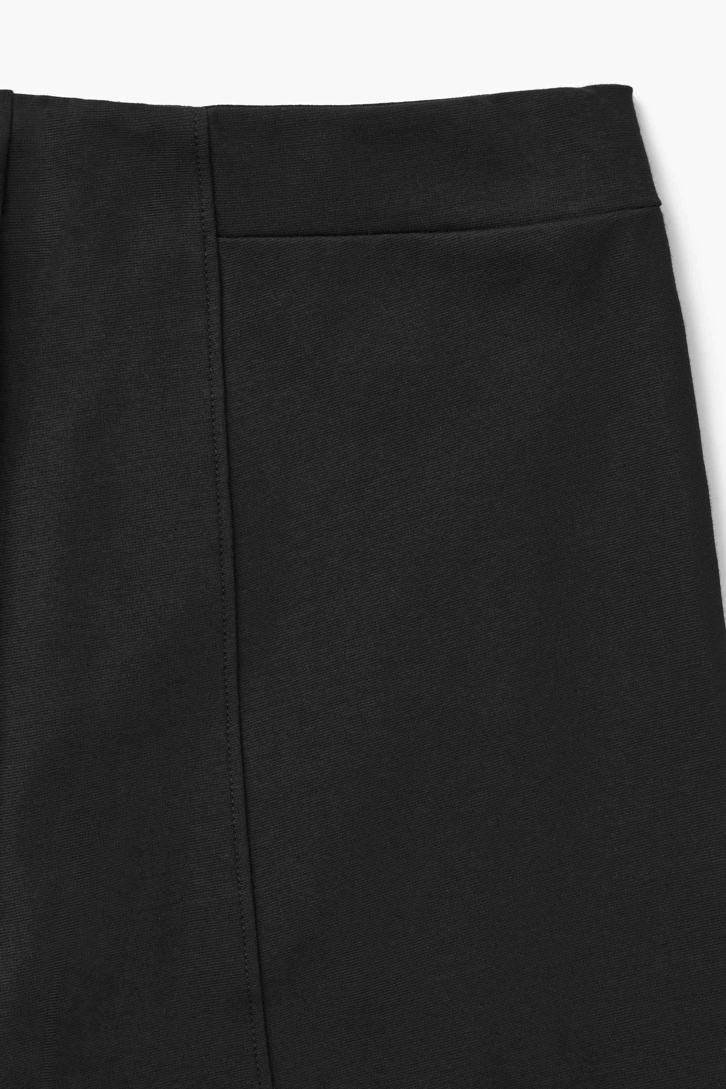 SLIM PINTUCKED KICK-FLARE PANTS - BLACK | COS US