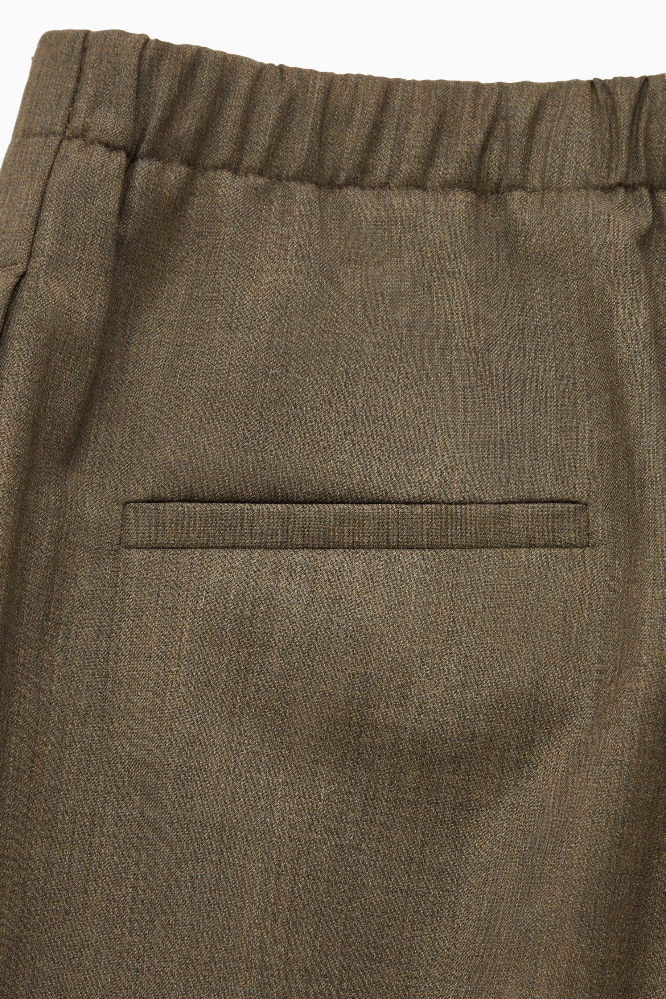 RELAXED WOOL WIDE-LEG TROUSERS