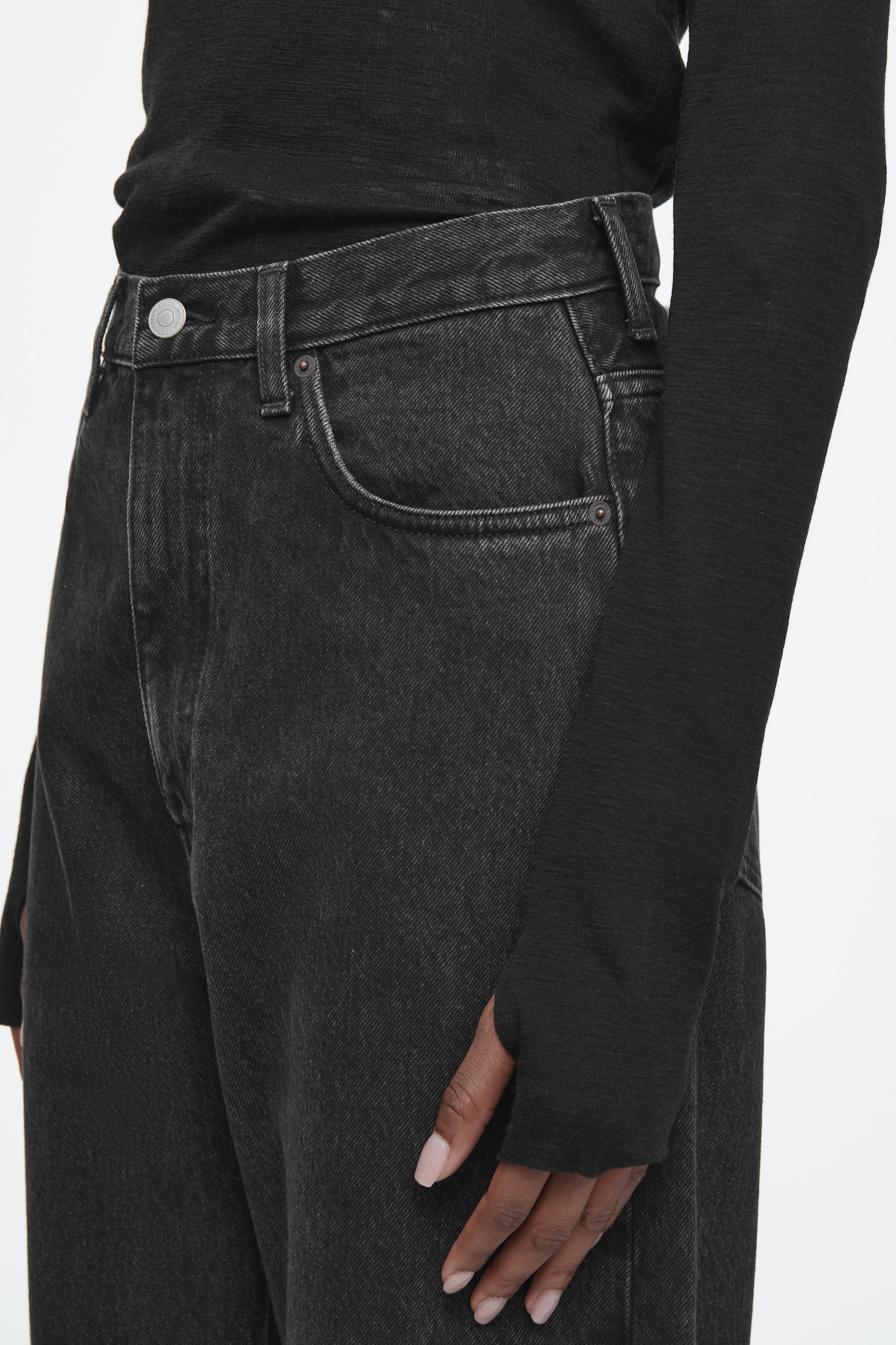 BAY BARREL-LEG JEANS - BLACK/DARK BLUE/BLUE/LIGHT PINK/BROWN - 4