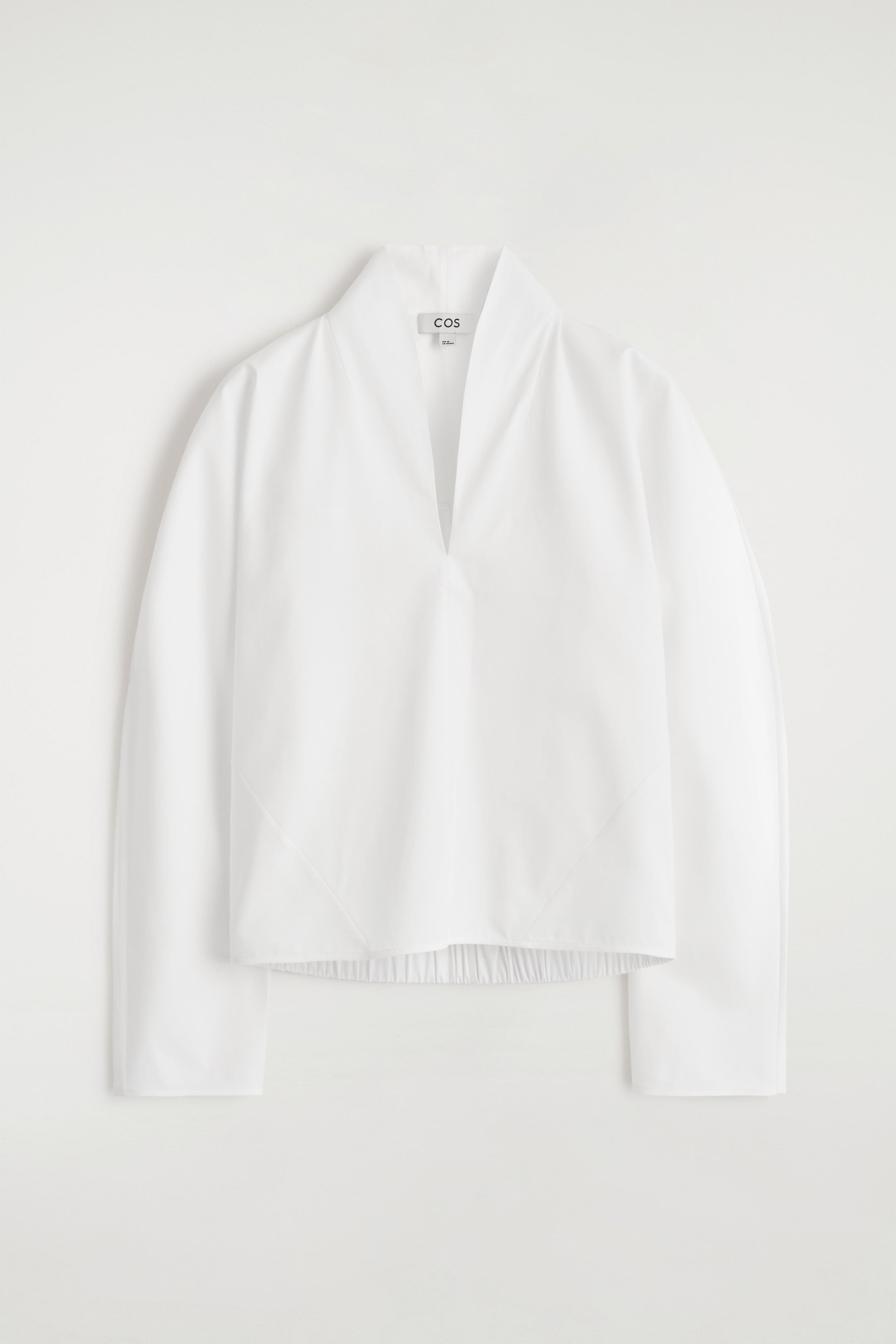 Größeres Bild ansehen: BAUMWOLLBLUSE MIT DRAPIERTEM KRAGEN - WEISS - Ladies | H&M DE 7