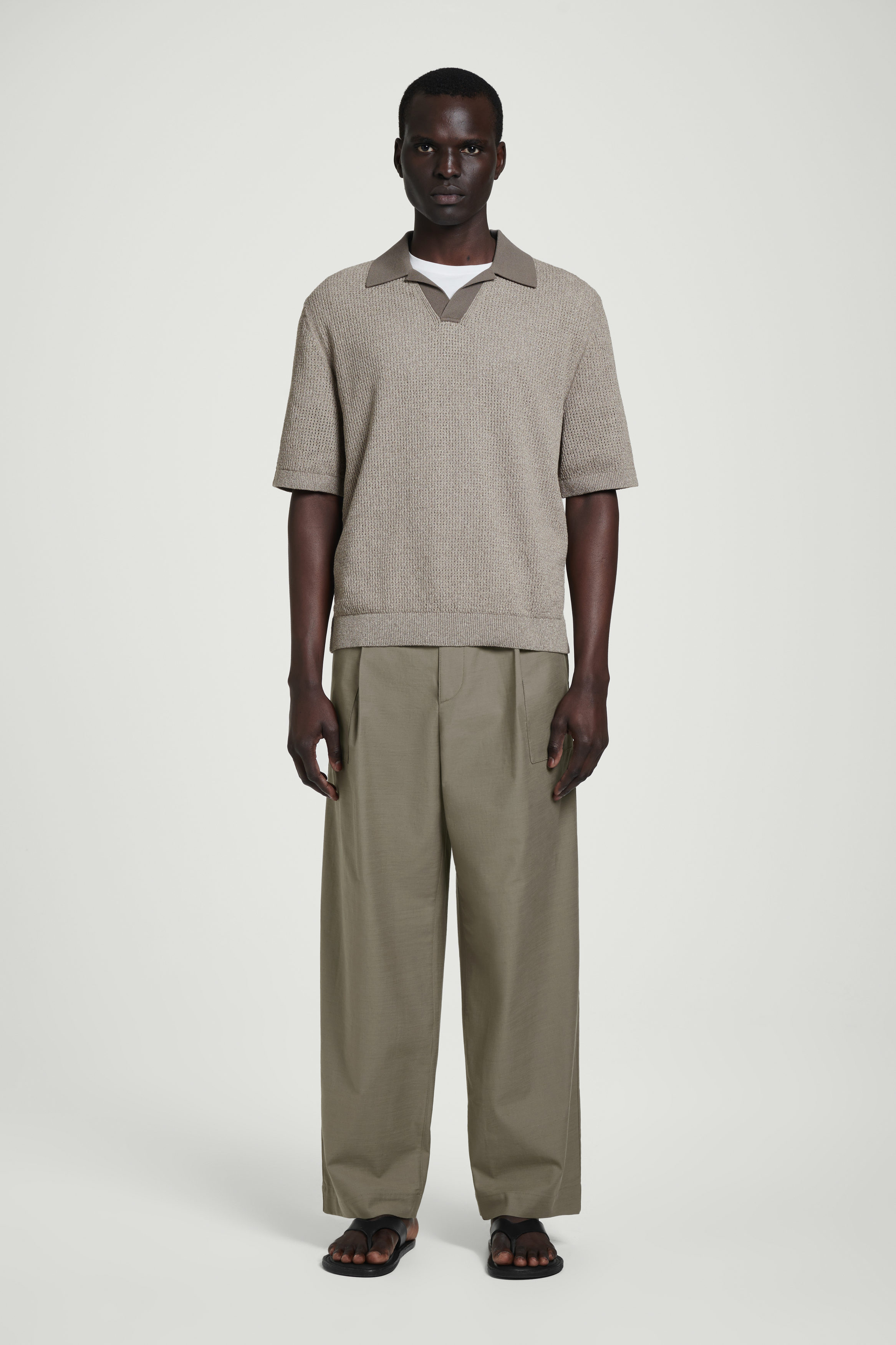 OVY x GHbM BRITISH TWILL TROUSERS Lサイズ OVY x GHbM BRITISH TWILL TROUSERS L ブラック