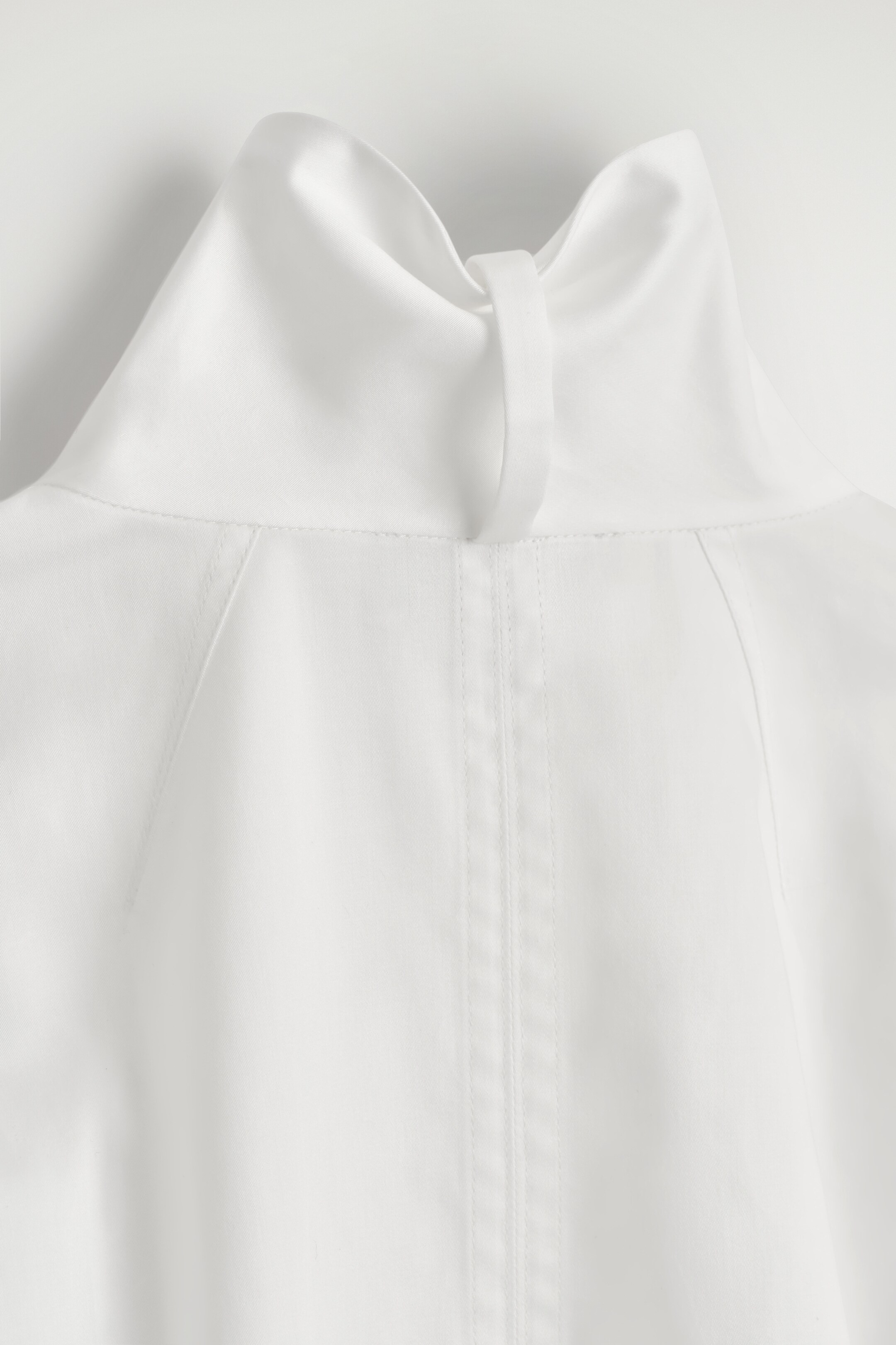 Ingrandisci l'immagine: SHAWL-COLLAR COTTON BLOUSE - OFF-WHITE - DONNA | H&M CH 8