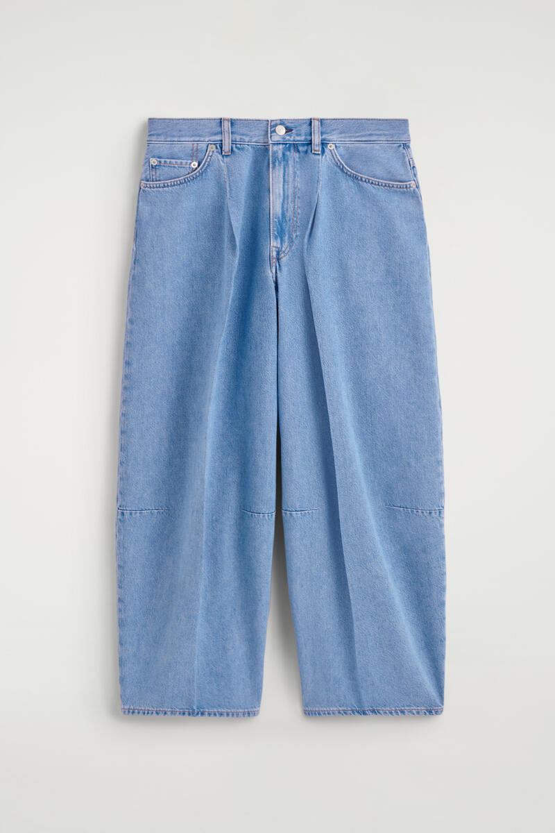 Twine Barrel-Leg Jeans