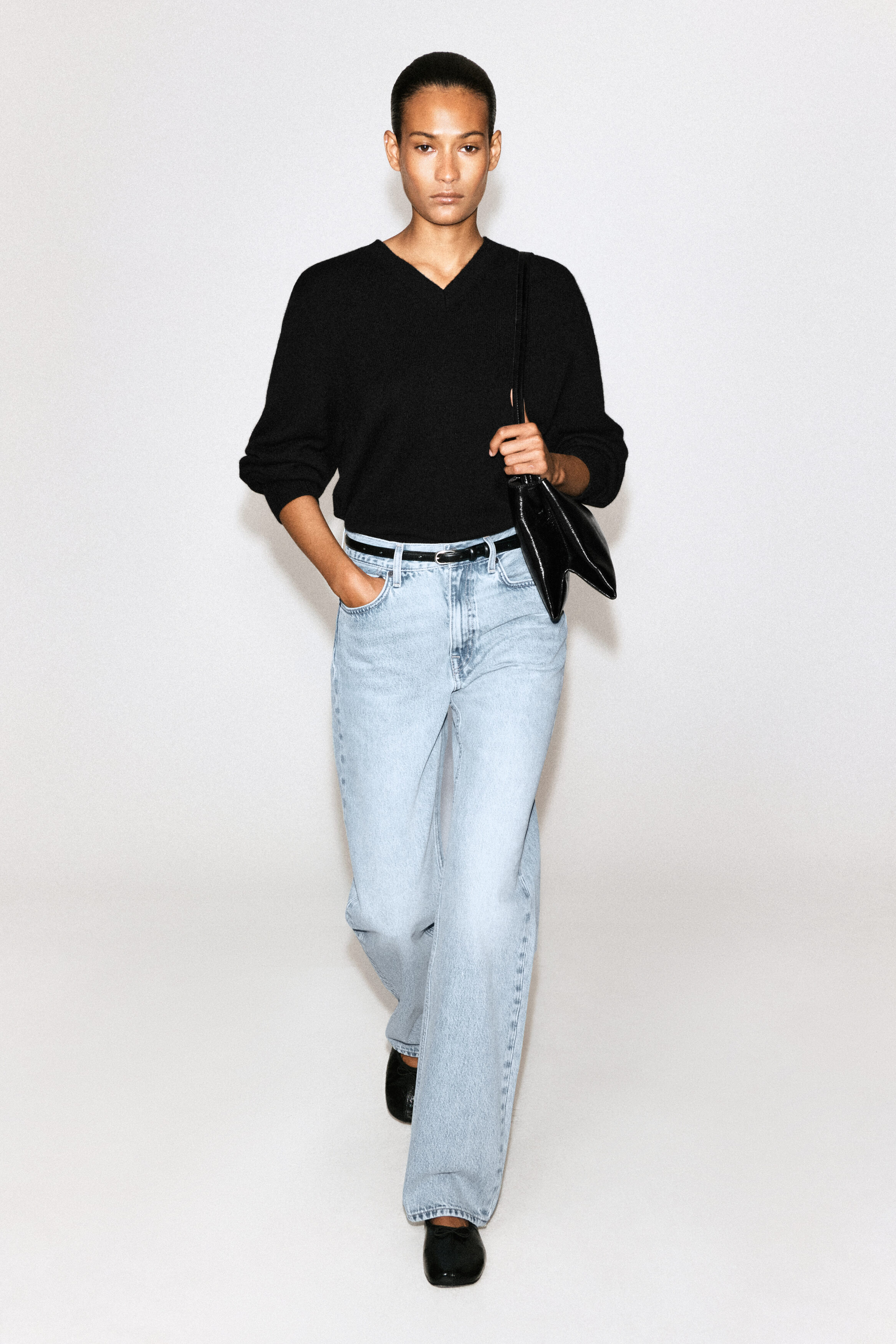 CHORD STRAIGHT-LEG JEANS - LIGHT BLUE | COS US