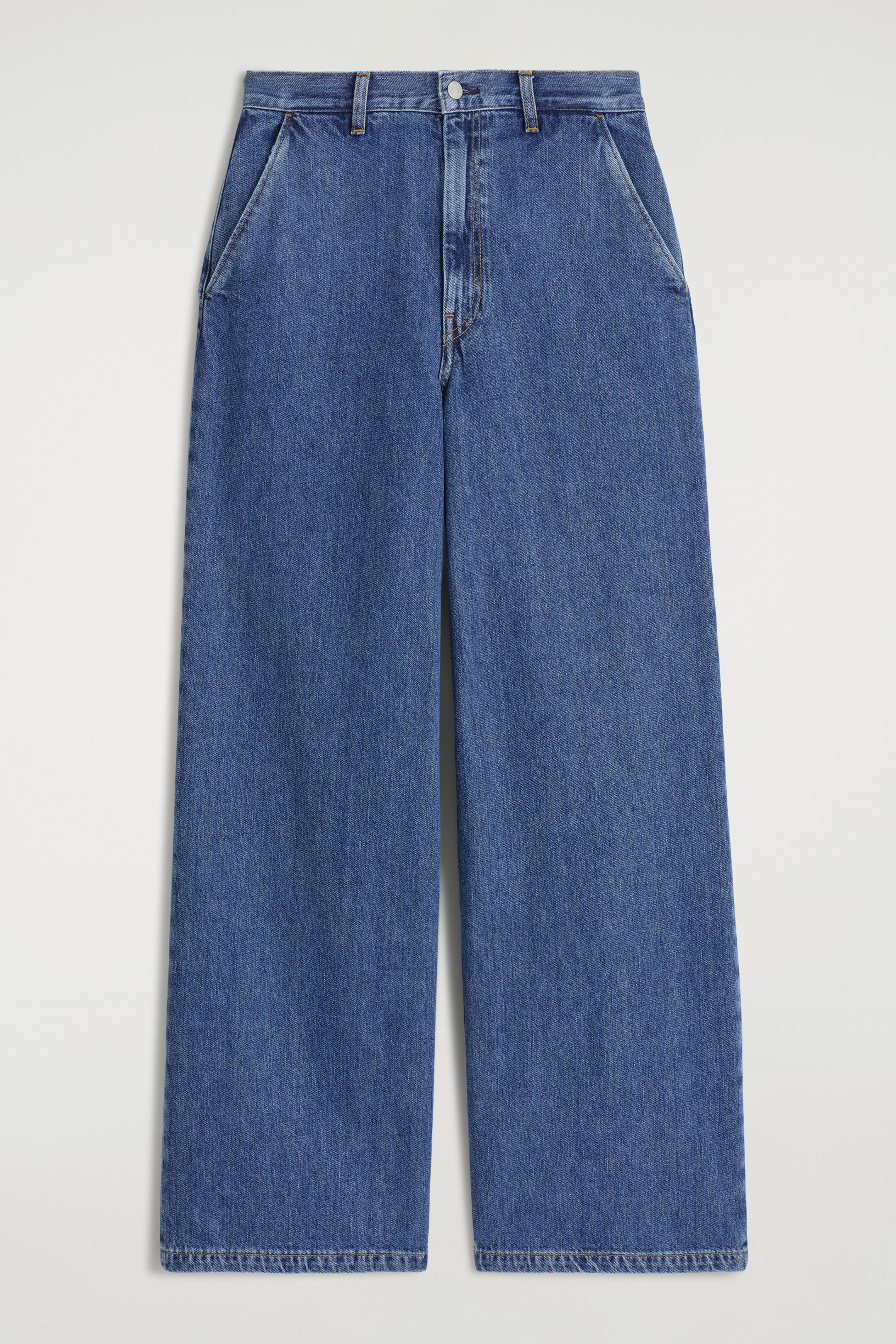 Vezi imaginea mai mare: PANTALONI DIN DENIM CU PICIOR LARG - BLUE - FEMEI | H&M RO 6