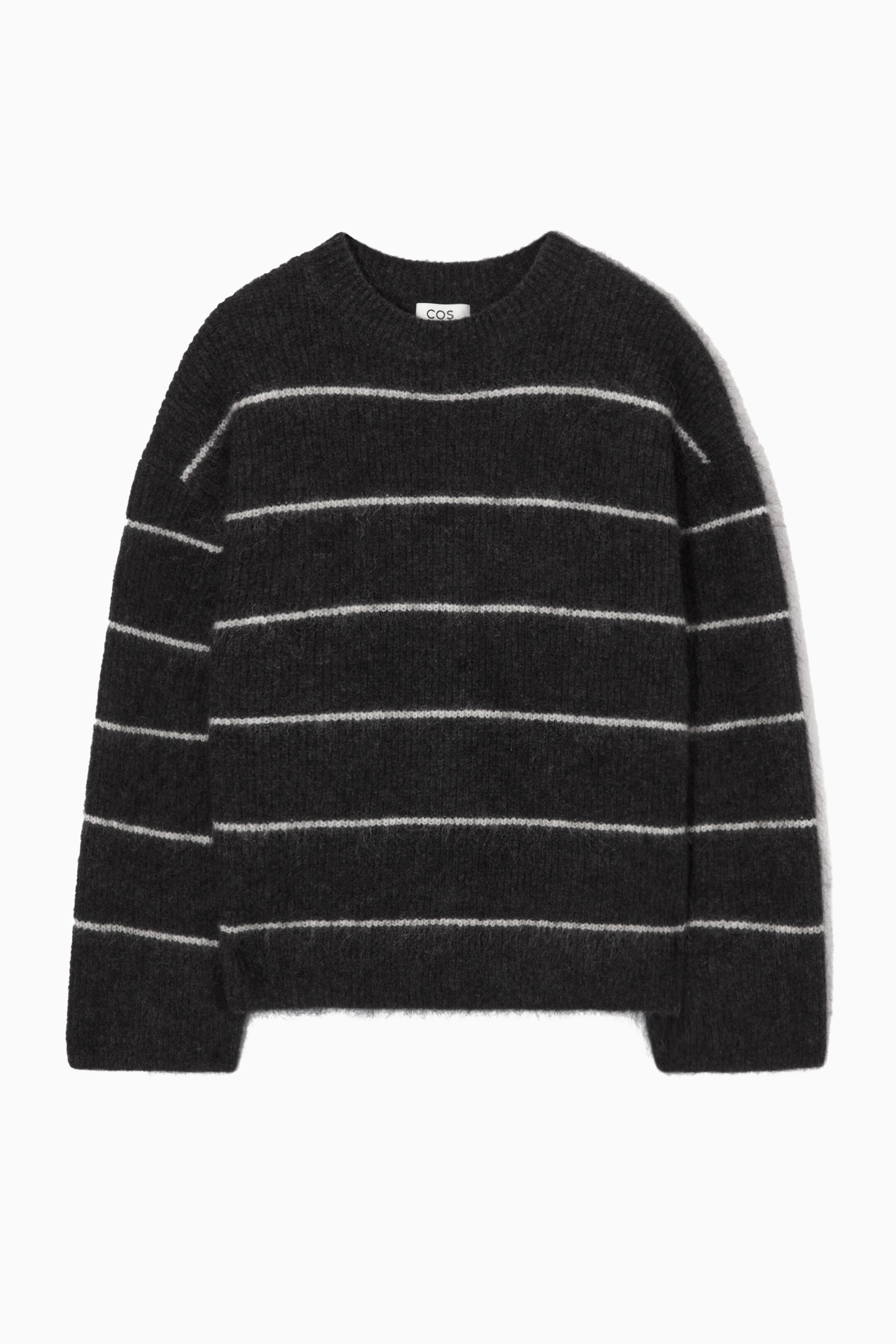Grösseres Bild ansehen: PULLOVER AUS MOHAIR-MIX - DUNKELGRAU/GESTREIFT - DAMEN | H&M CH 1
