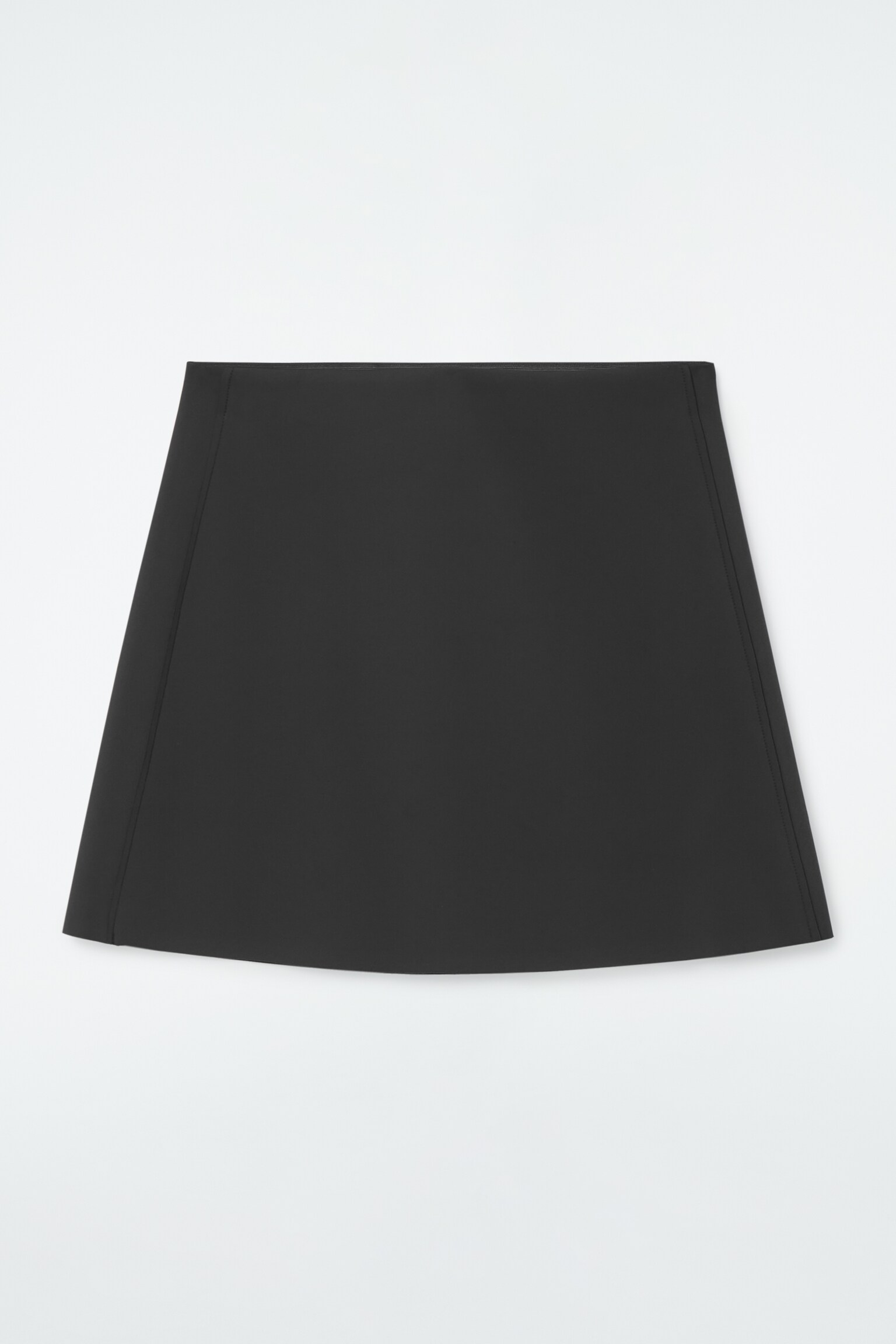 SCUBA MINI SKIRT - BLACK