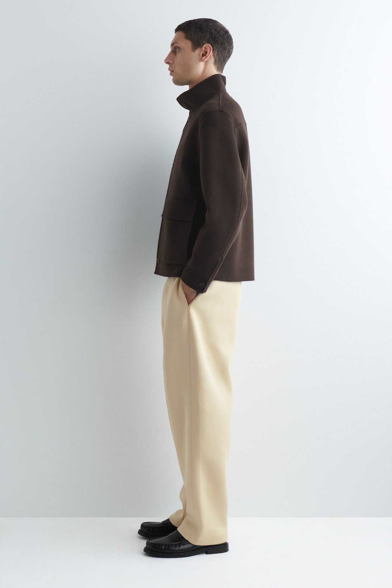 SCUBA RELAXED-FIT BARREL-LEG JOGGERS — YELLOW