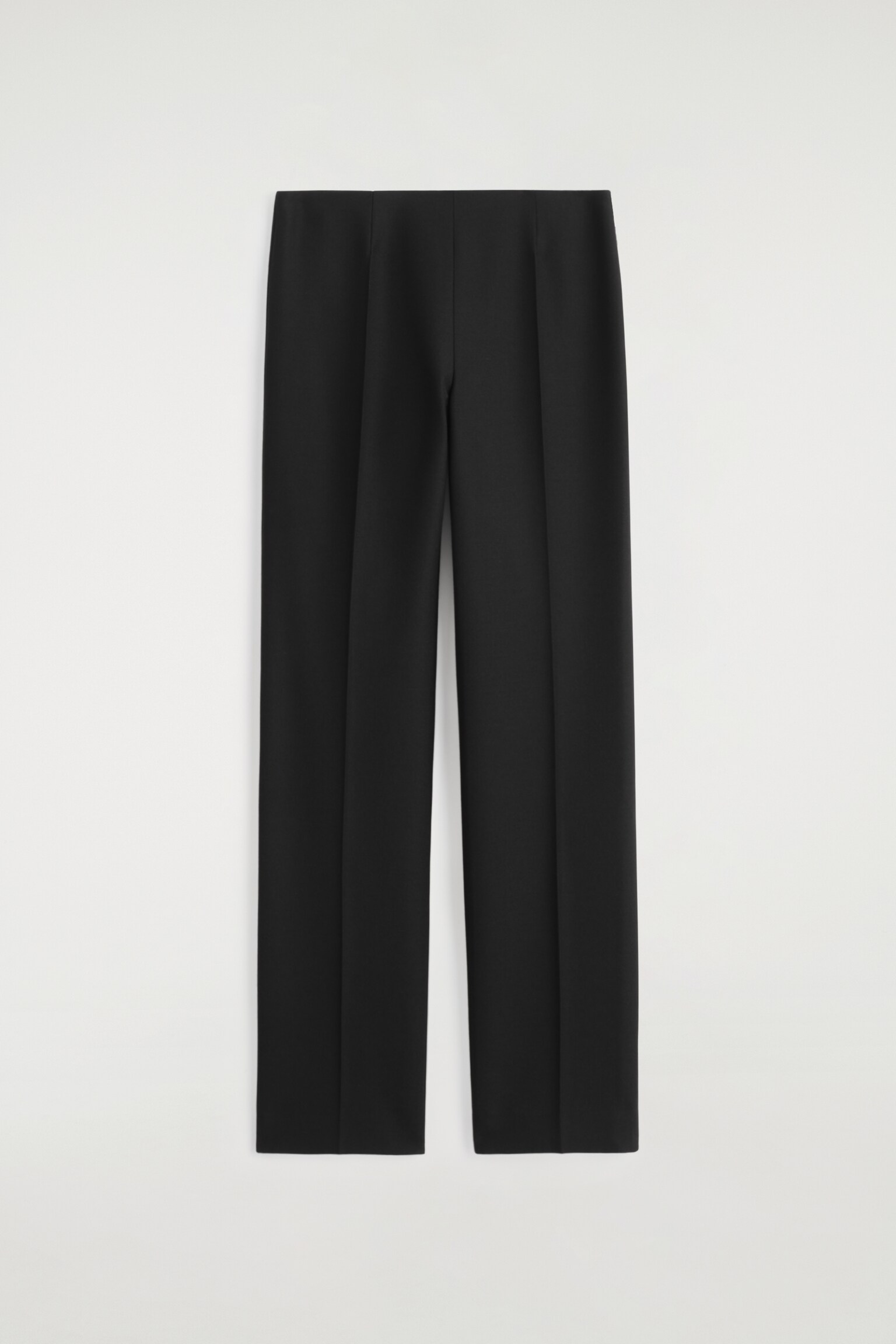ELEGANTE HOSE AUS WOLL-MIX - SCHWARZ - 2