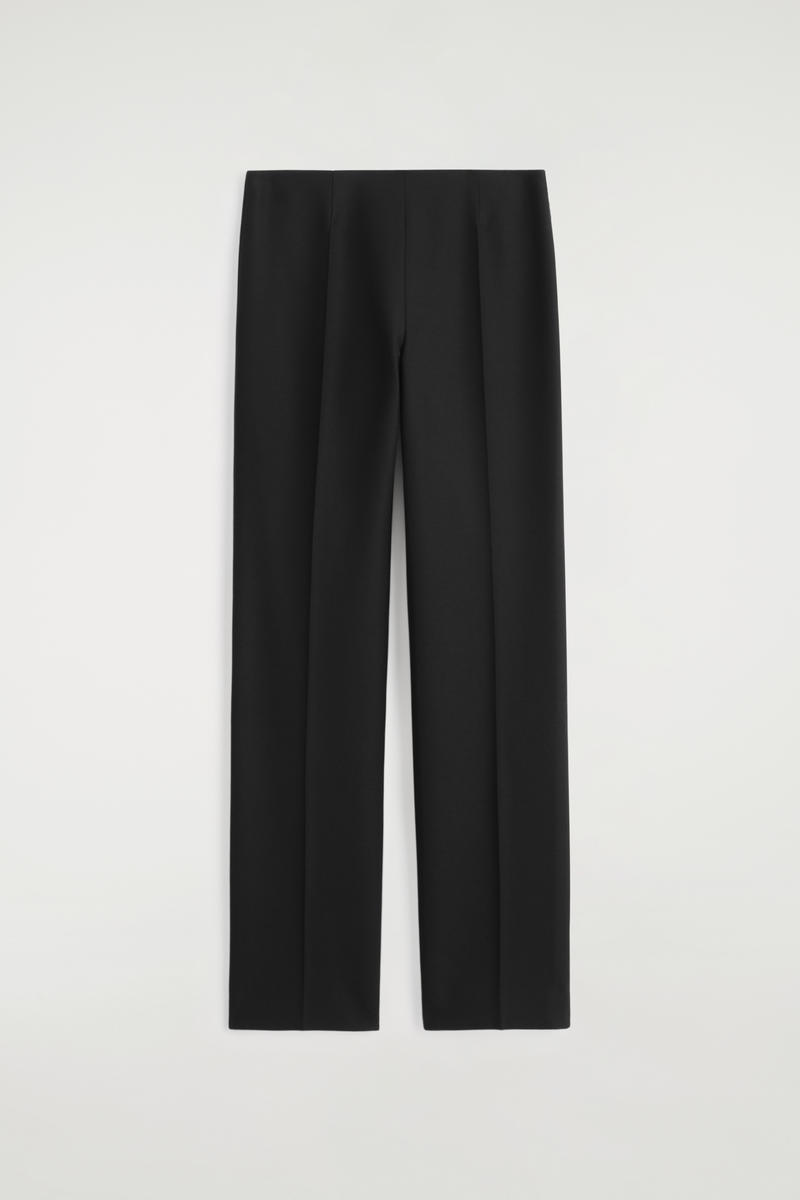 Cos Tailored Wool-blend Pants In Black