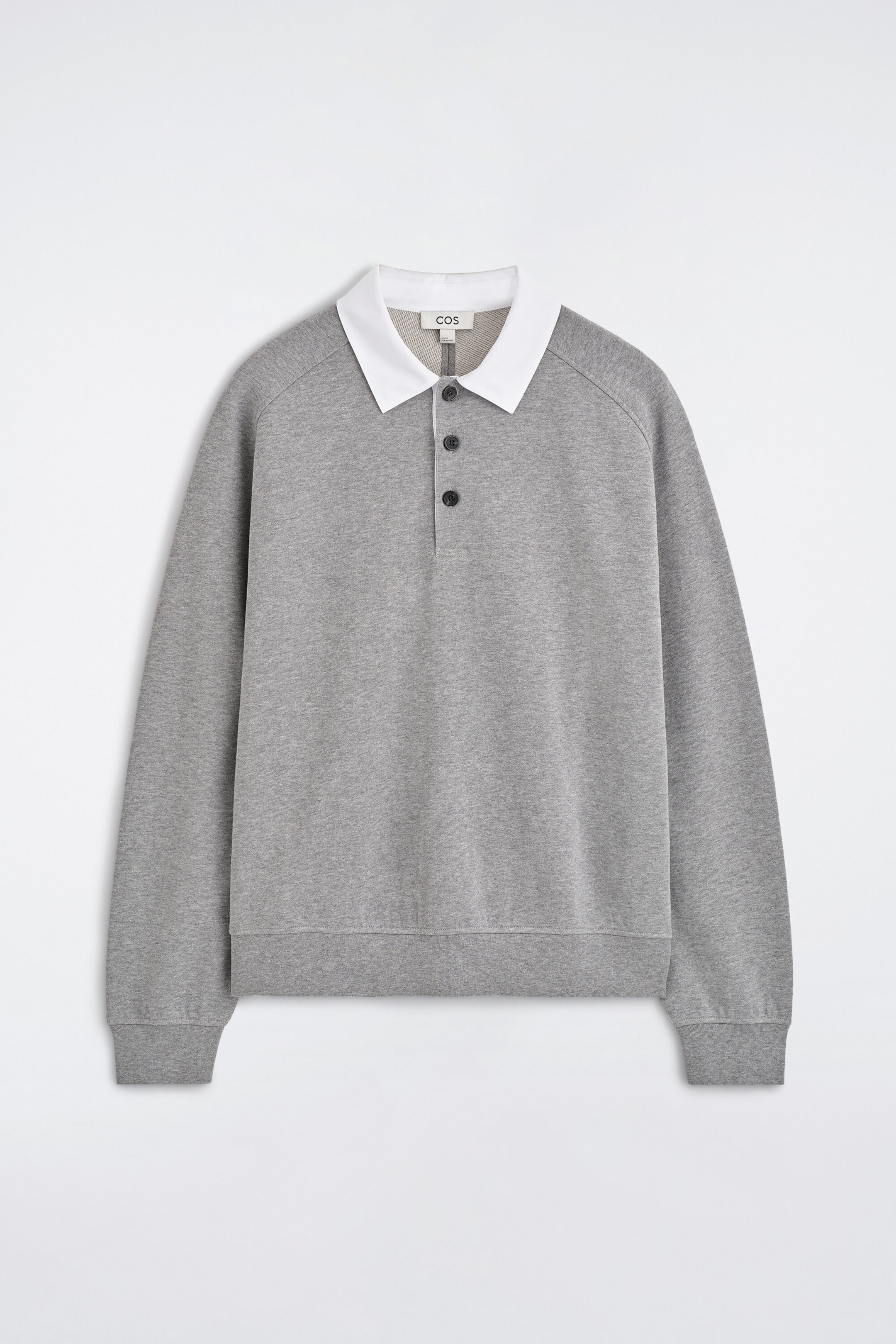 CONTRAST-COLLAR JERSEY POLO SHIRT