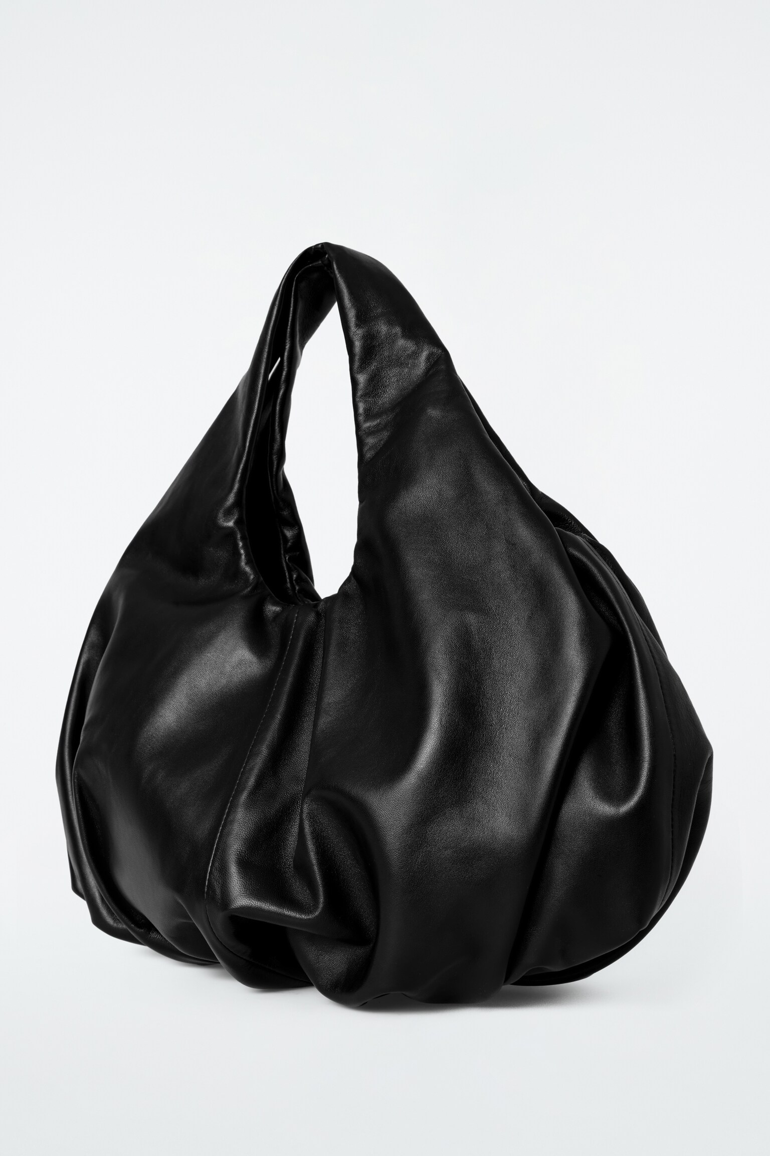 TOTE BAG CLOUD - CUIR - NOIR - 5