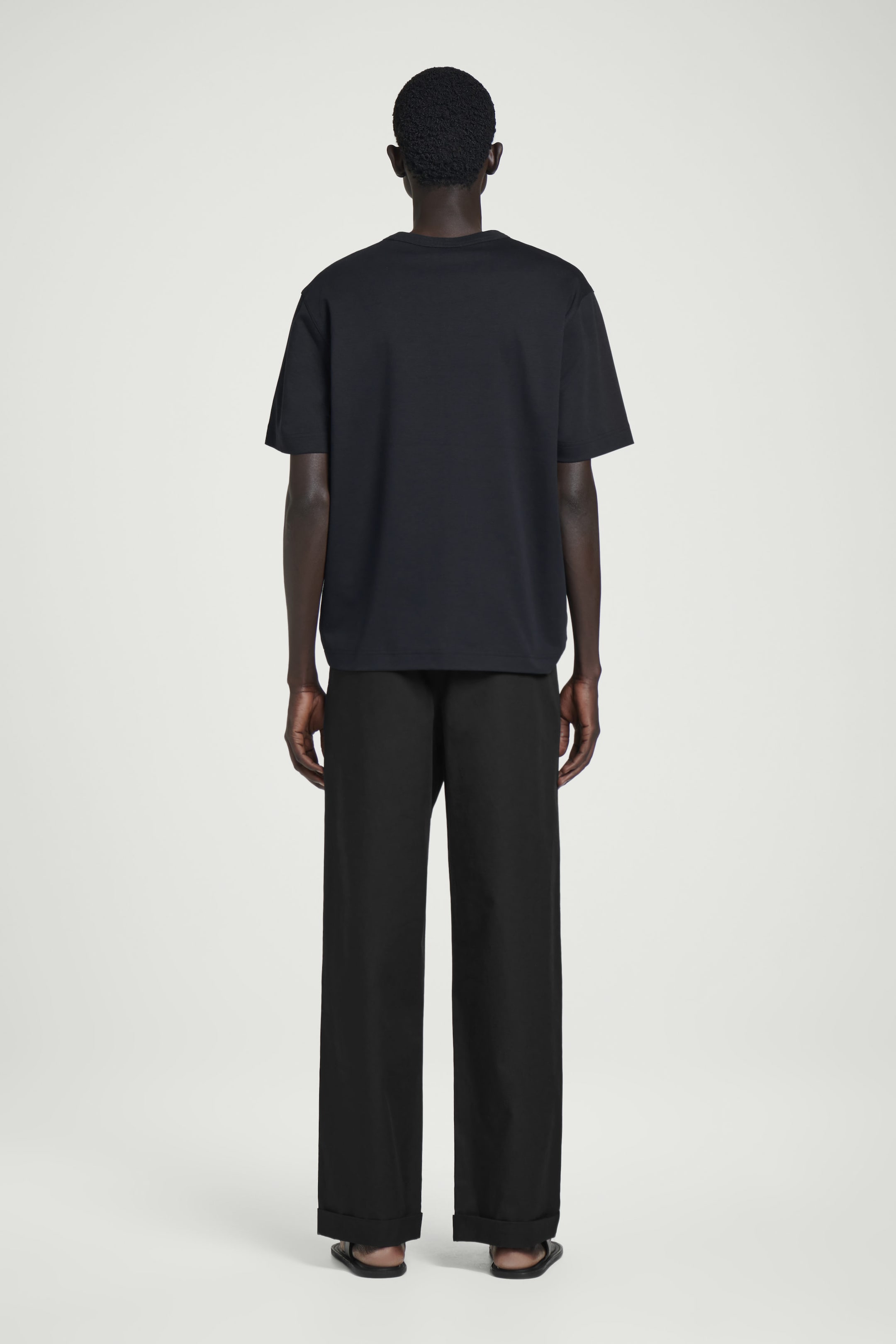 INTERLOCK COTTON CREW-NECK T-SHIRT