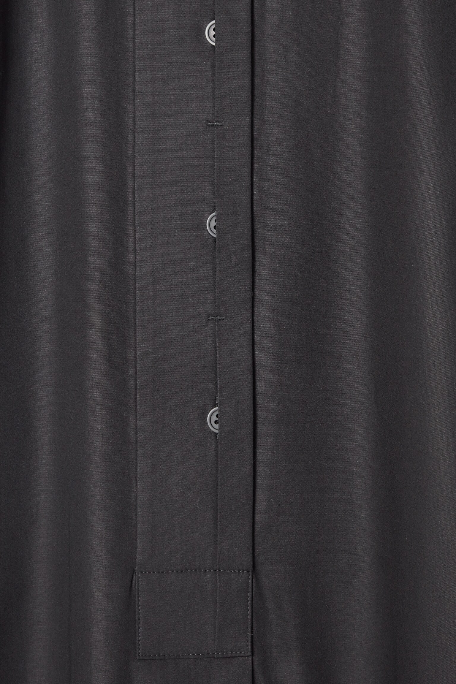 ROBE MIDI FRONCÉE À MANCHES BALLON - NOIR - 2