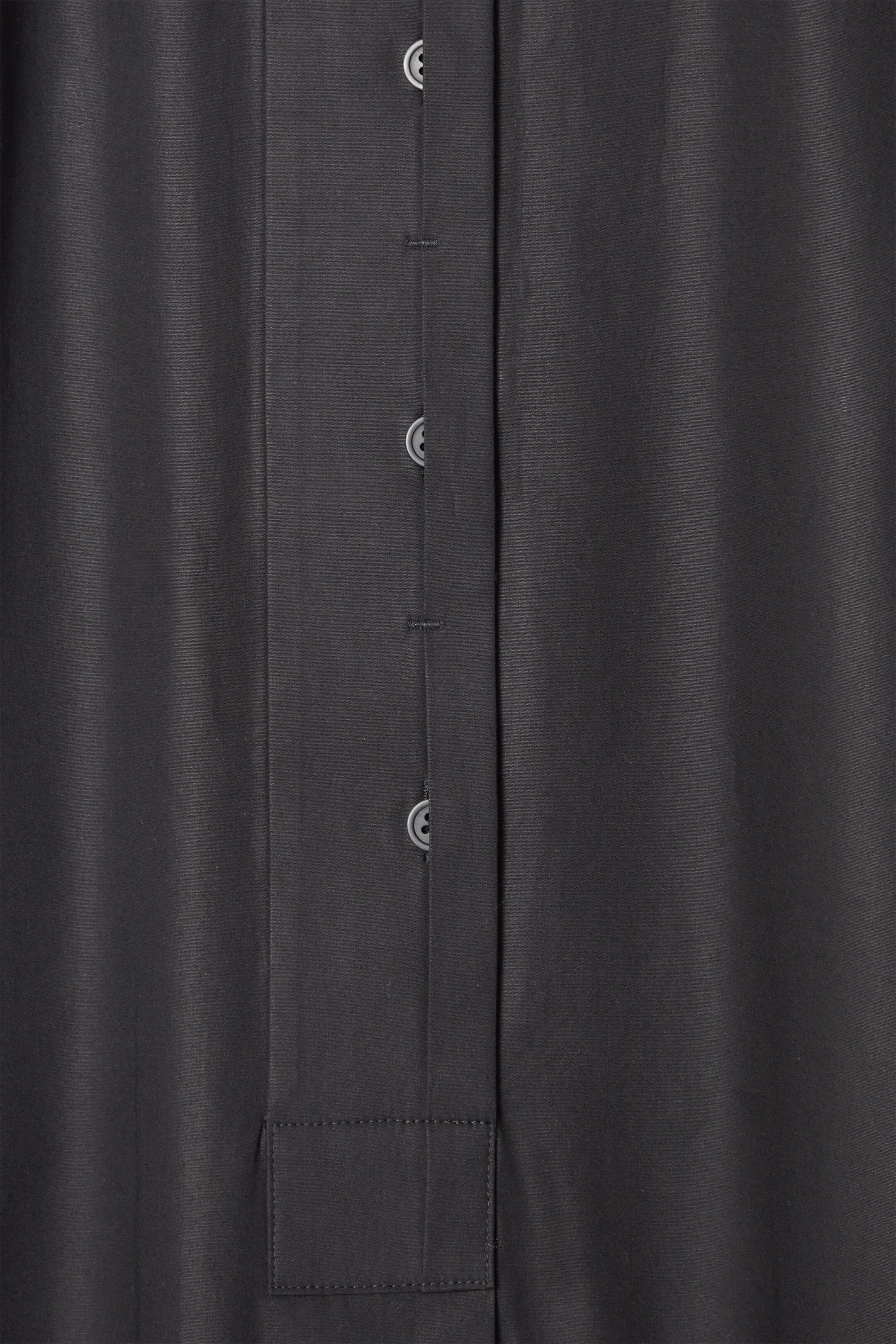 Ingrandisci l'immagine: GATHERED BALLOON-SLEEVE MIDI DRESS - BLACK - DONNA | H&M CH 2