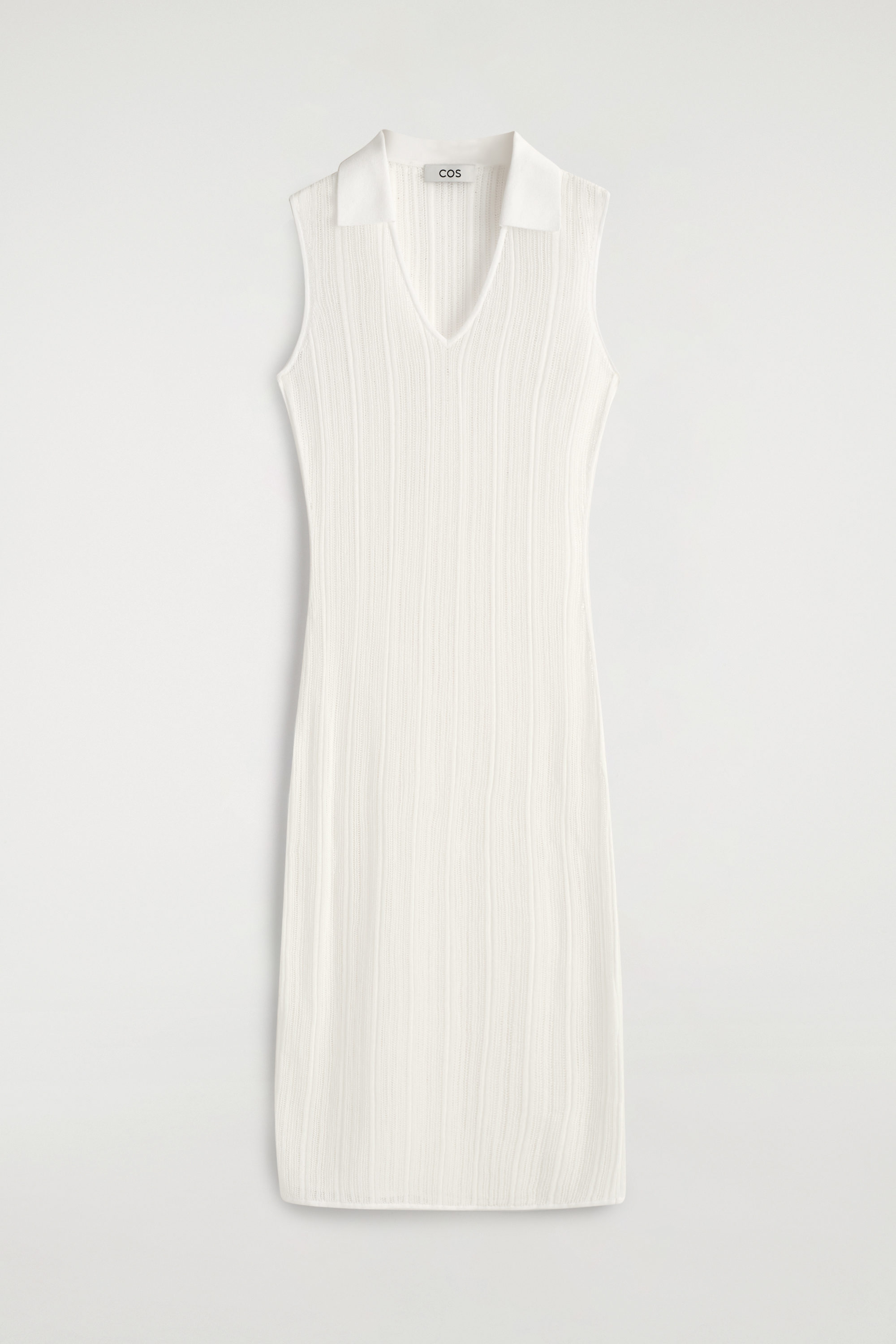 Sheer Lace-knit Dress