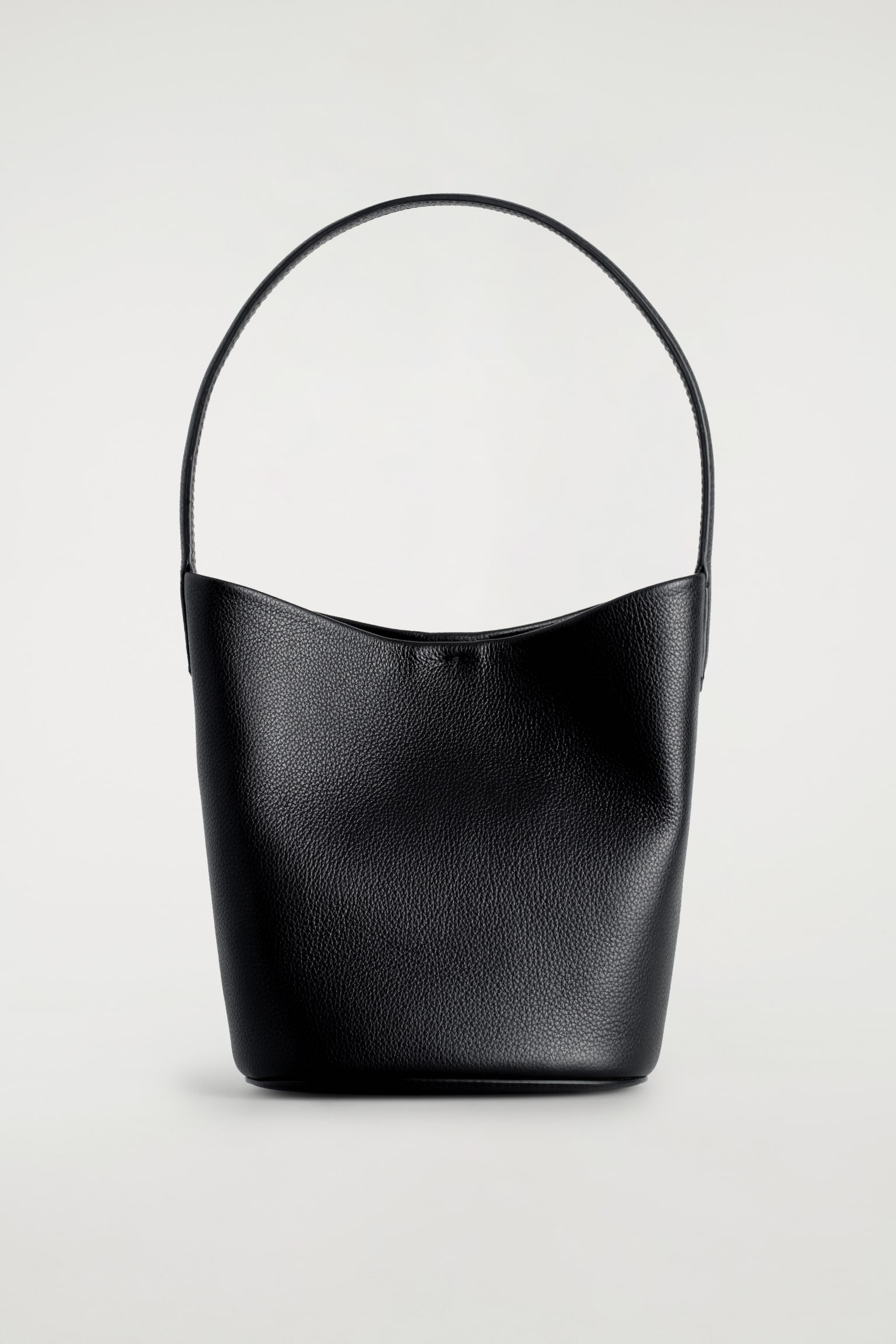 BORSA TOTE PARADIGM MICRO IN PELLE - NERO