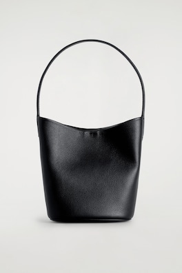 PARADIGM MICRO TOTE BAG - LEATHER — BLACK 5