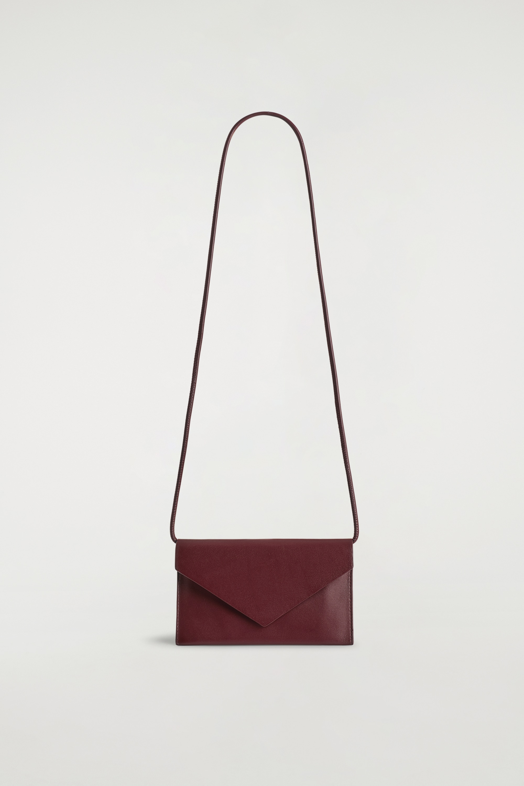 SAC ENVELOPPE - CUIR - BORDEAUX/MARINE / DAIM