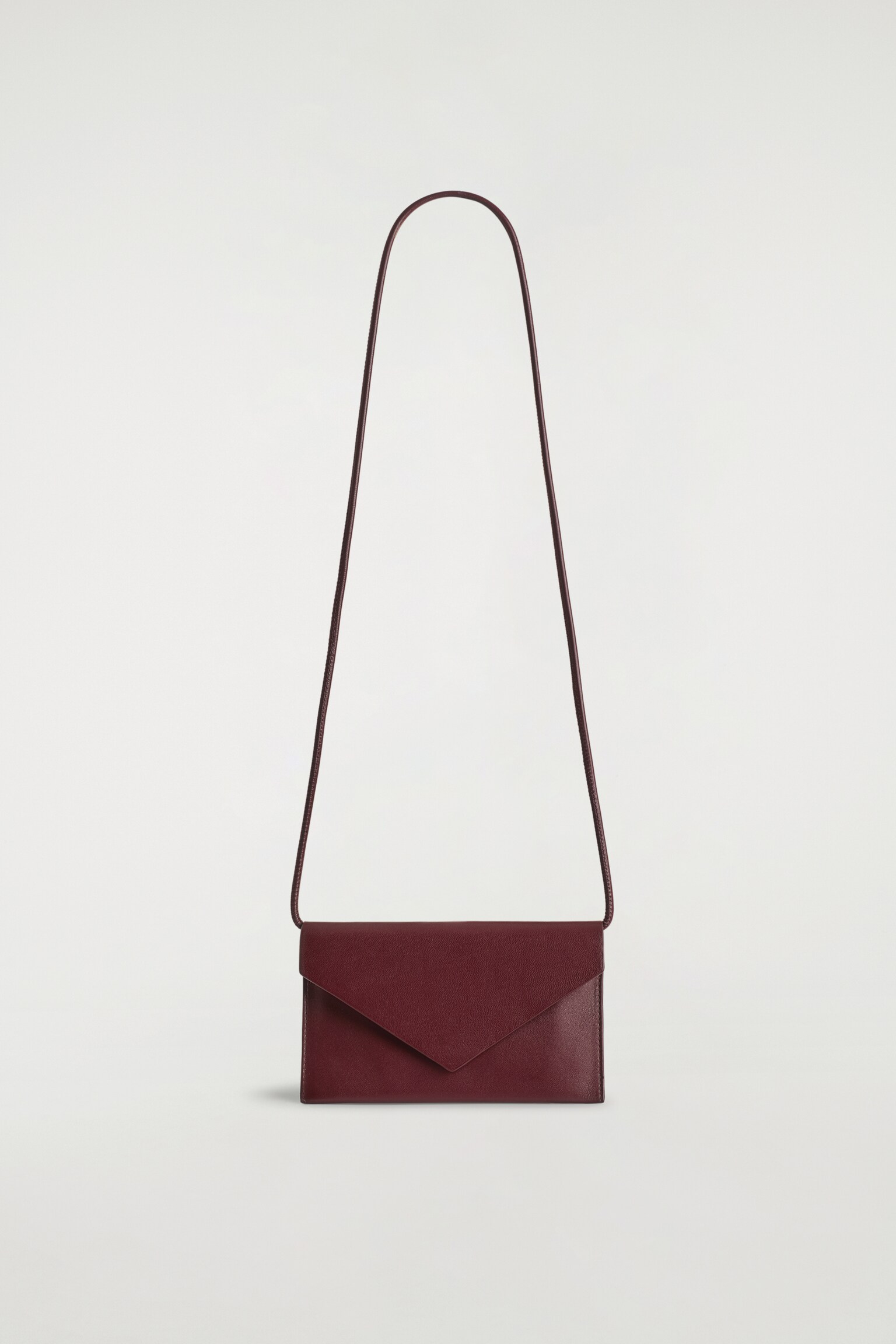 תיק מעטפה - עור - בורדו - 2