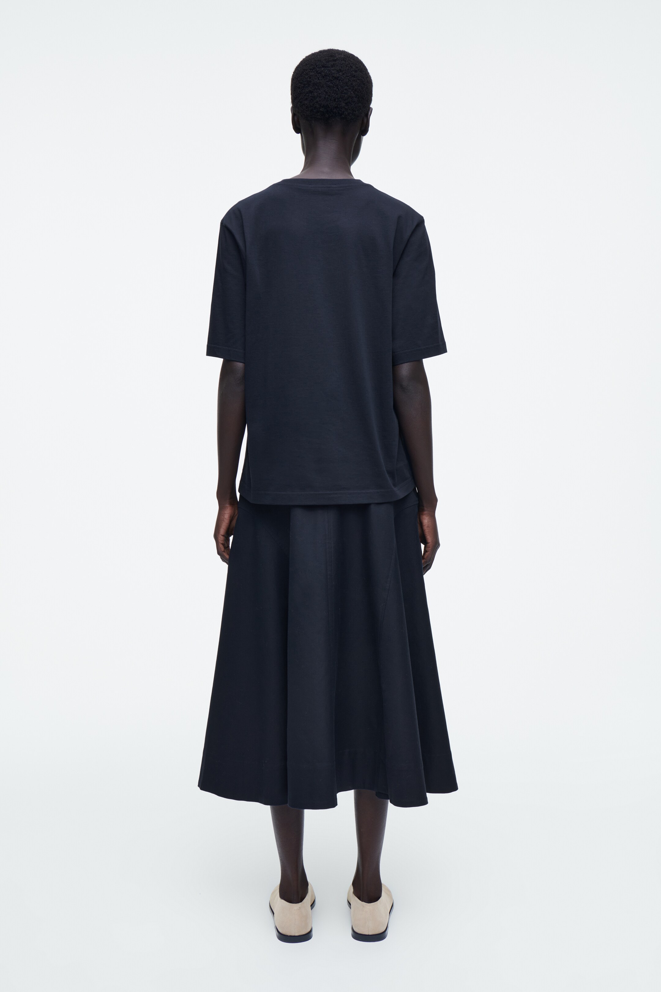 Grösseres Bild ansehen: LOCKERES T-SHIRT AUS BAUMWOLLE - NAVYBLAU - DAMEN | H&M CH 4