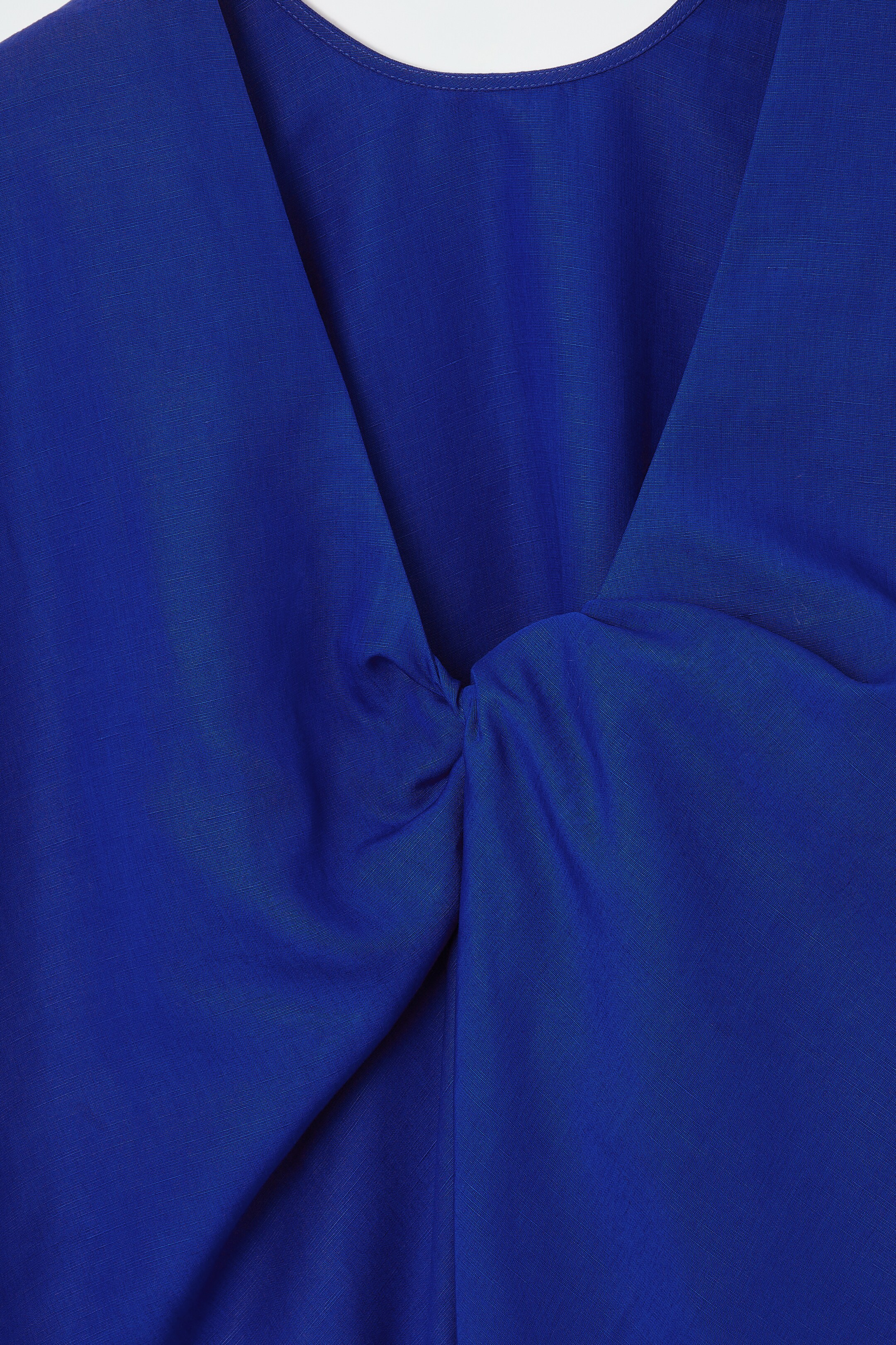 View larger image: TWIST-DETAIL MINI DRESS - BRIGHT BLUE - Ladies | H&M GB 3