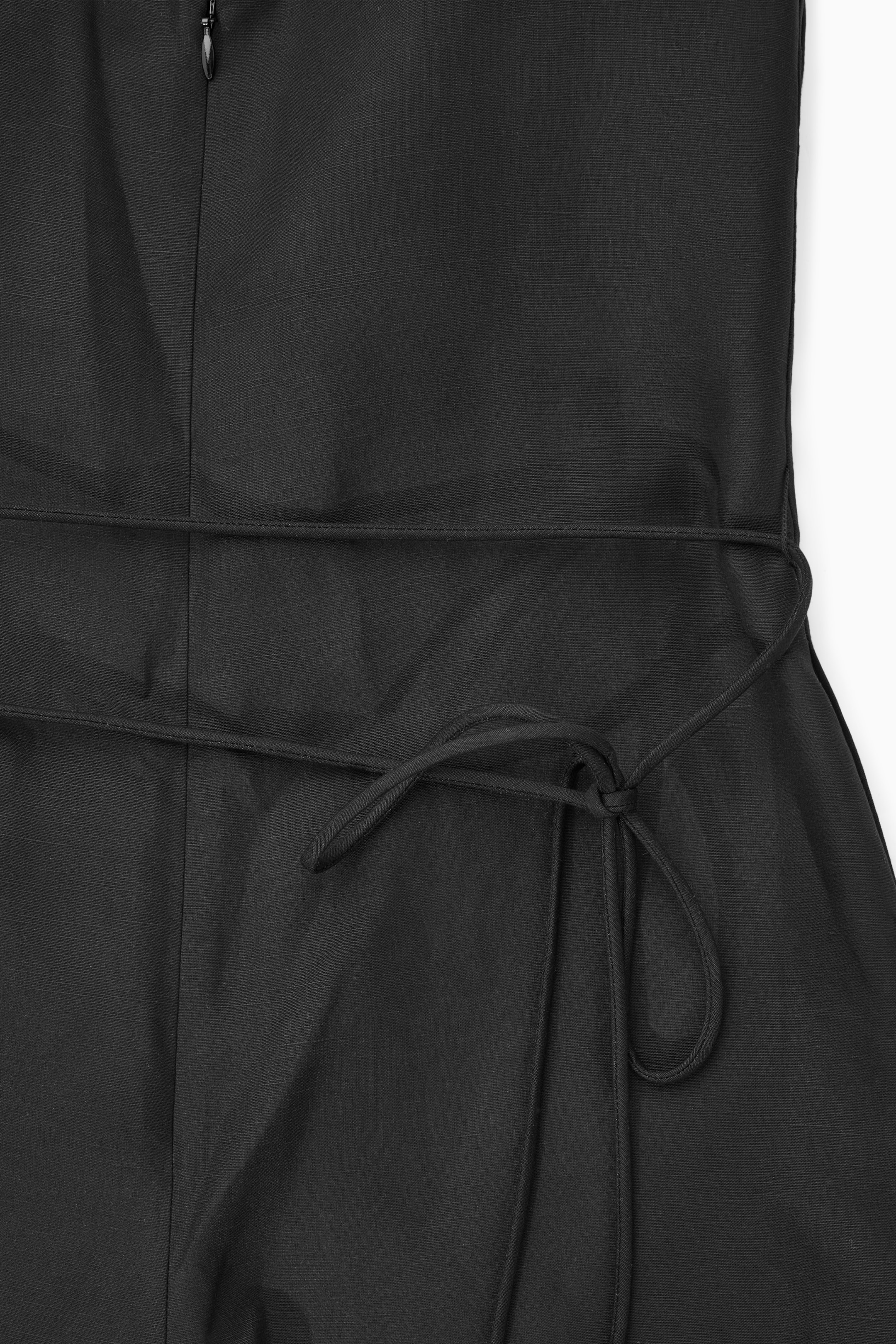 View larger image: BELTED LINEN-BLEND WIDE-LEG JUMPSUIT - BLACK - Ladies | H&M GB 2