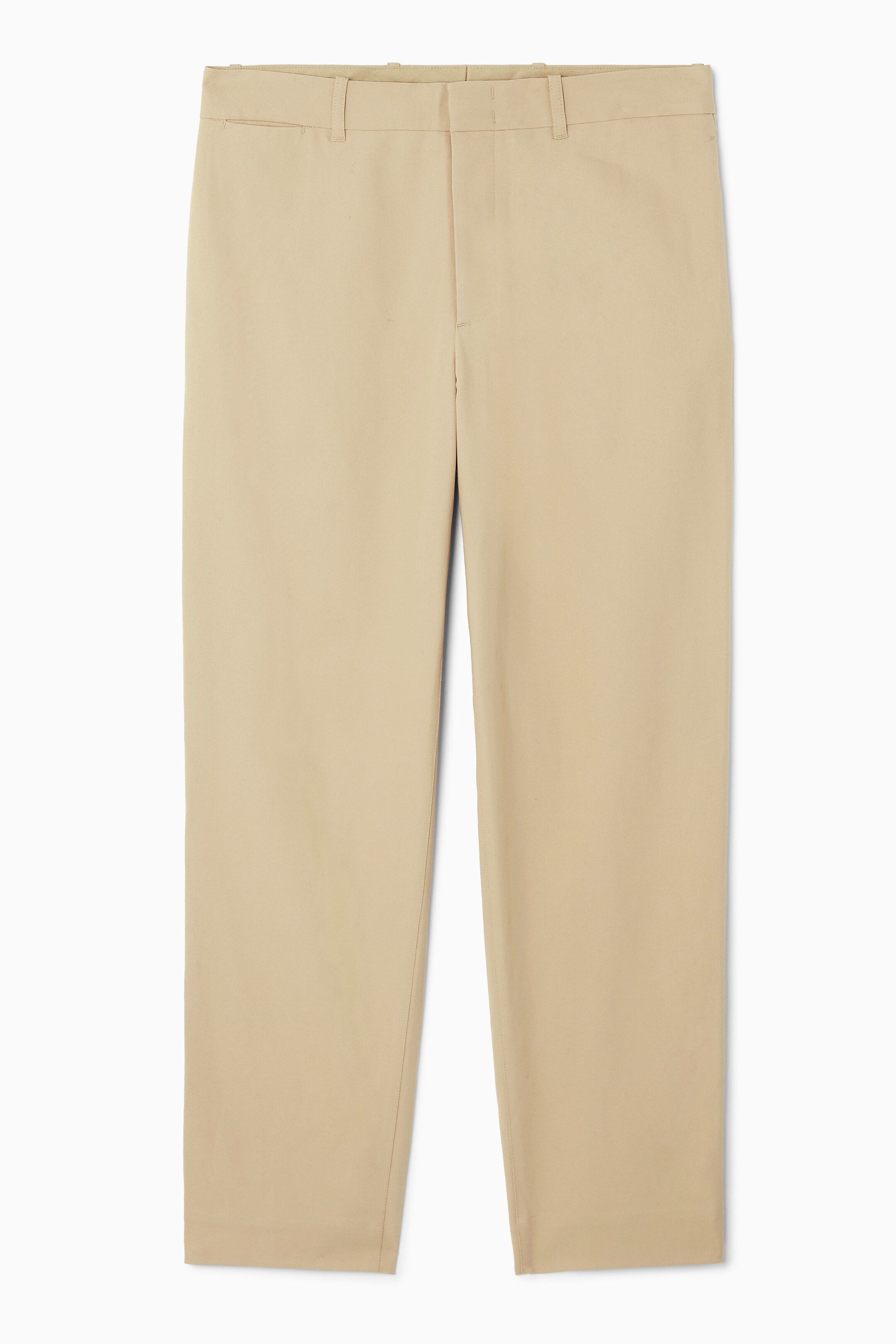View larger image: STRAIGHT-LEG TWILL CHINOS - BEIGE - Men | H&M GB 1