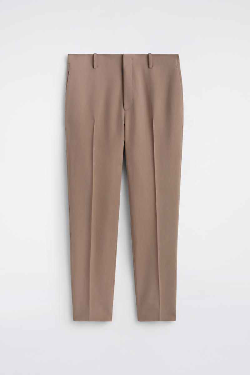 Fluid Twill Slim-Fit Pants