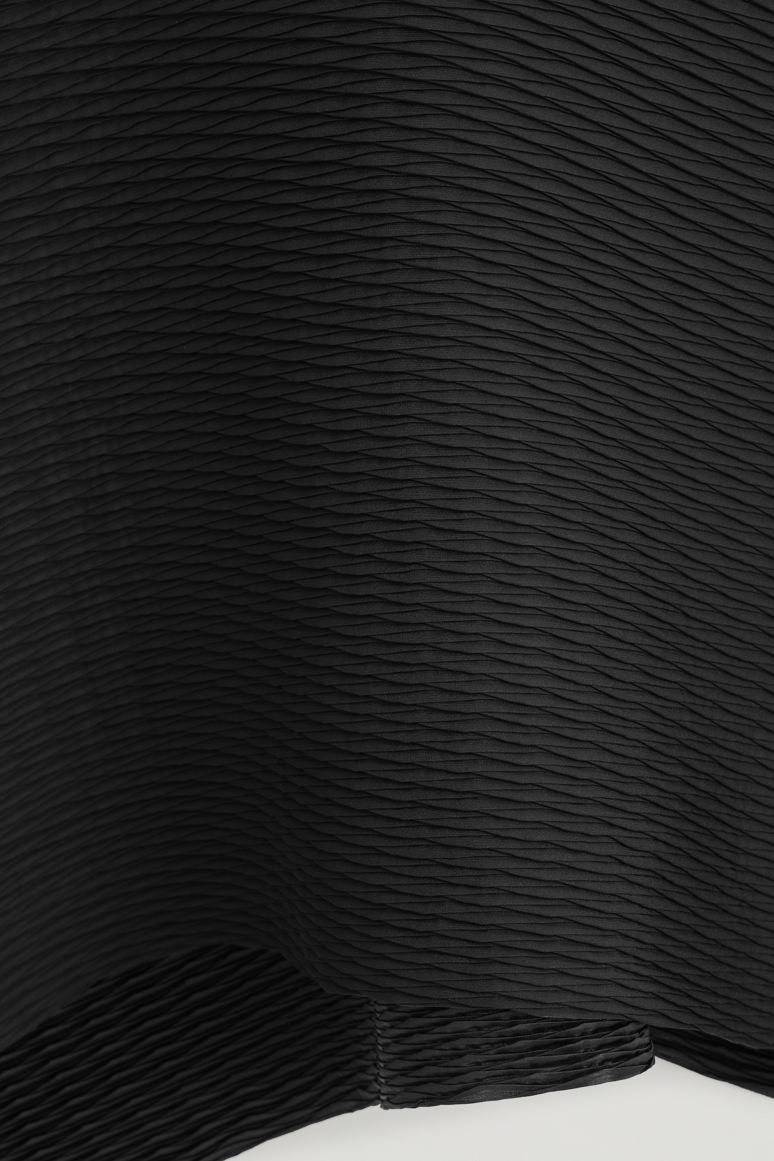 VESTIDO MIDI PLISADO VOLUMINOSO - NEGRO/ANTRACITA - 5
