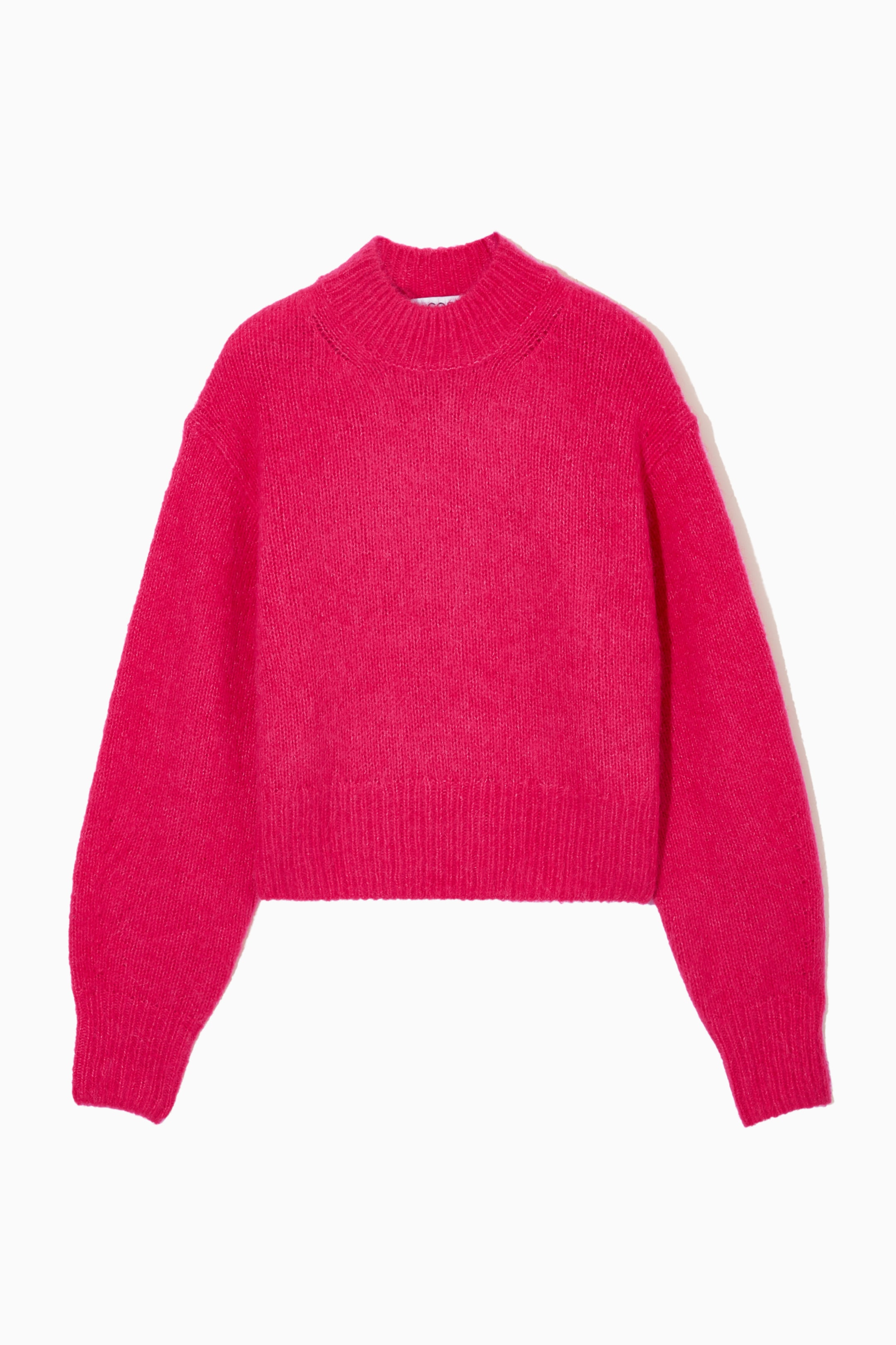 Grösseres Bild ansehen: VERKÜRZTER PULLOVER AUS ALPAKA-MIX MIT STEHKRAGEN - PINK - DAMEN | H&M CH 1