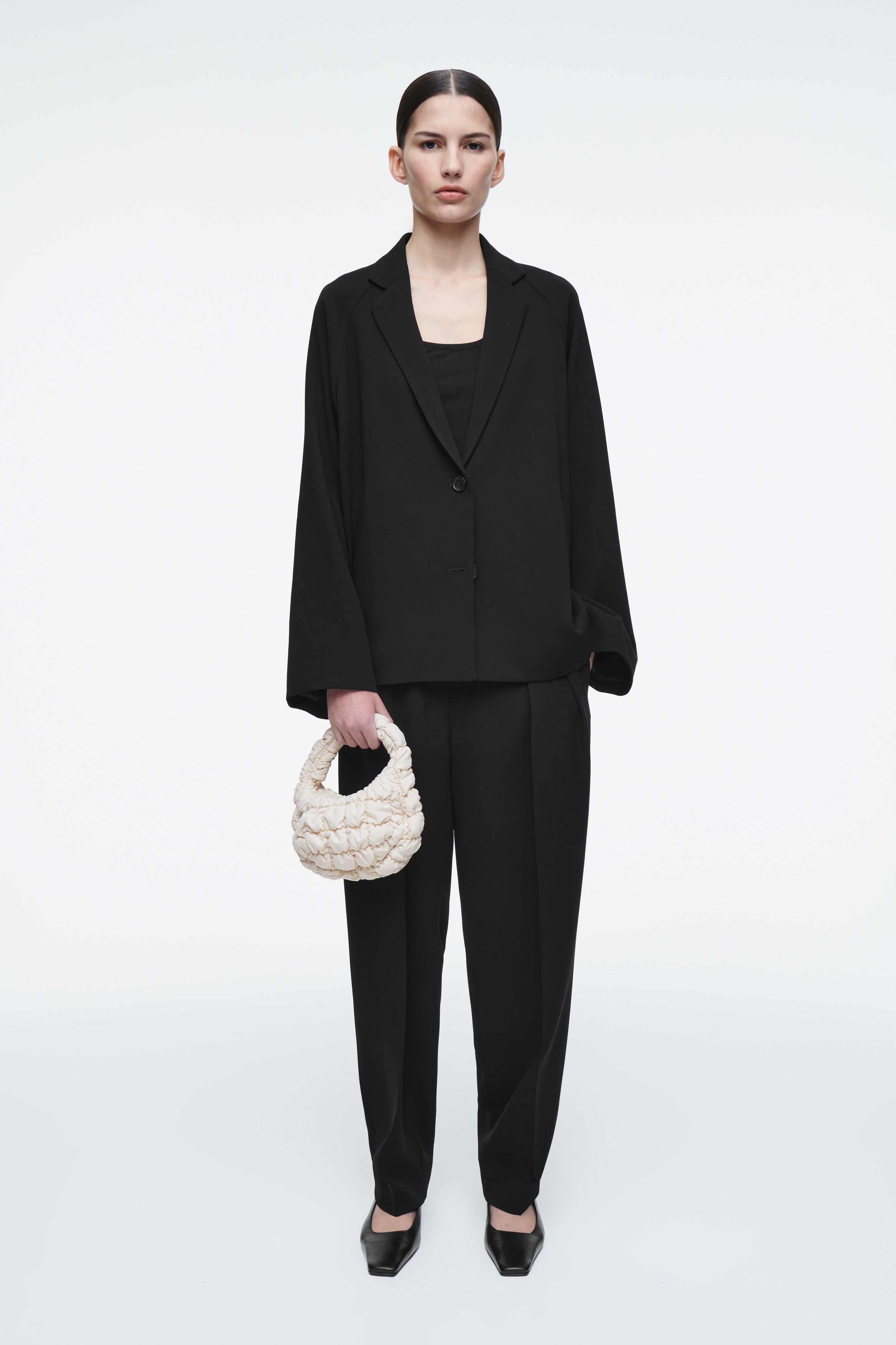 QUILTED MICRO BAG - ECRU | COS
