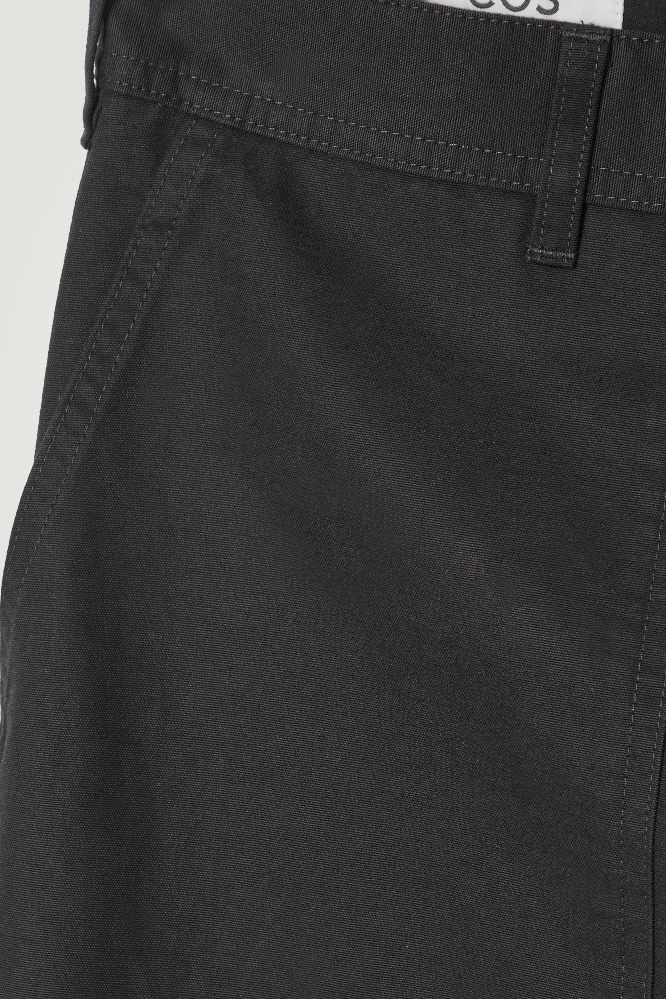WIDE-LEG COTTON UTILITY TROUSERS