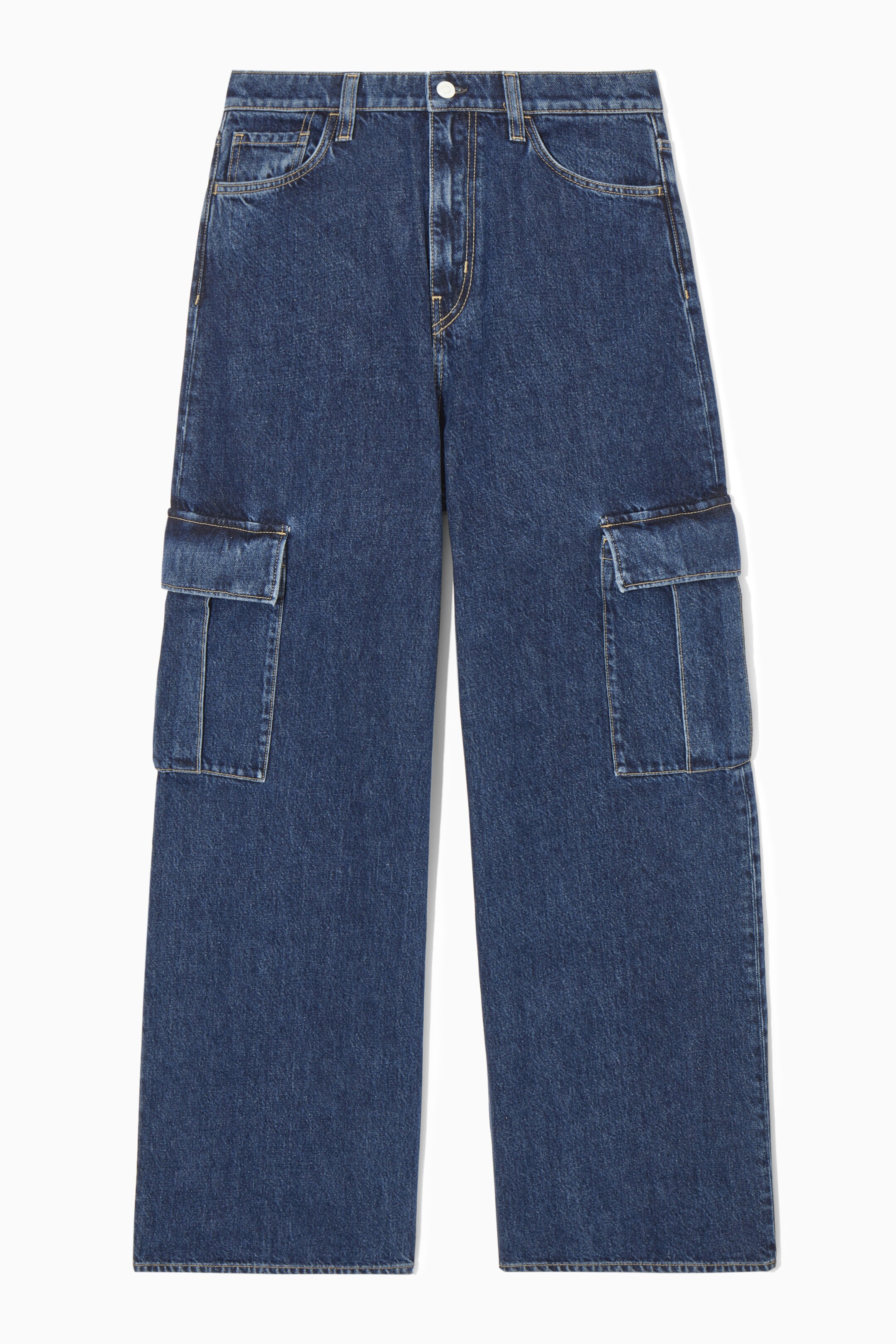 Grösseres Bild ansehen: CARGOHOSE AUS DENIM - Blau - DAMEN | H&M CH 1