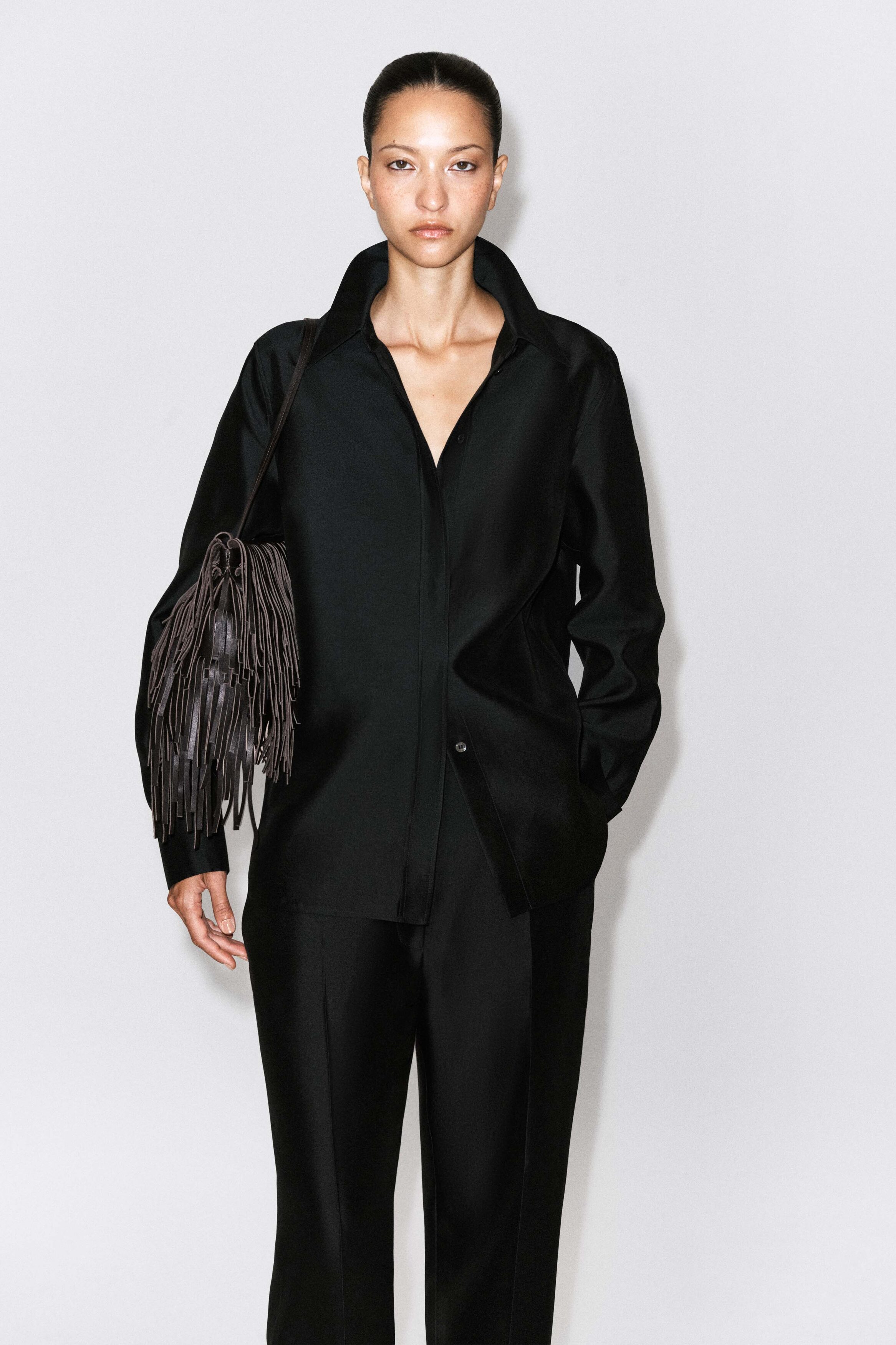 TAILORED SILK SHIRT