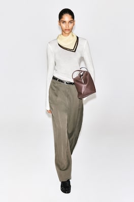 SLIM MERINO WOOL TOP — CREAM 3