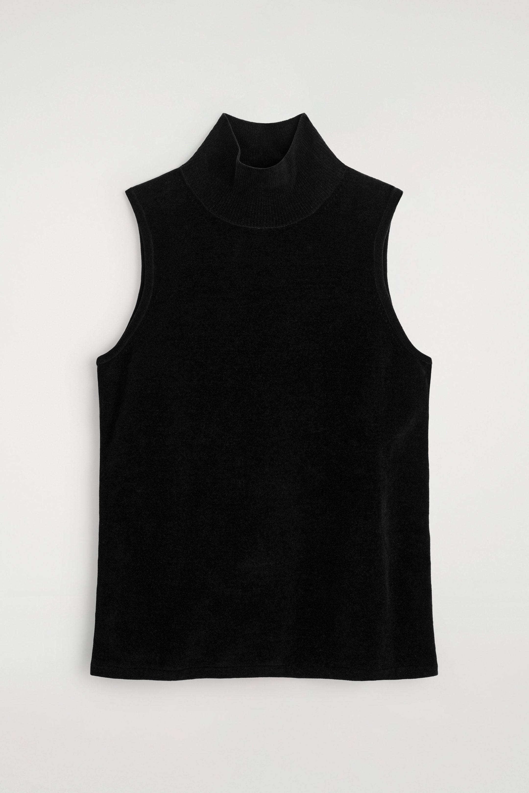CHENILLE MOCK-NECK VEST
