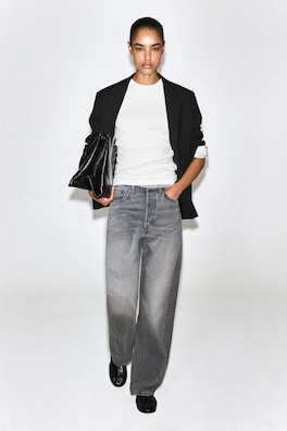 FACADE STRAIGHT-LEG JEANS — FADED BLACK 2