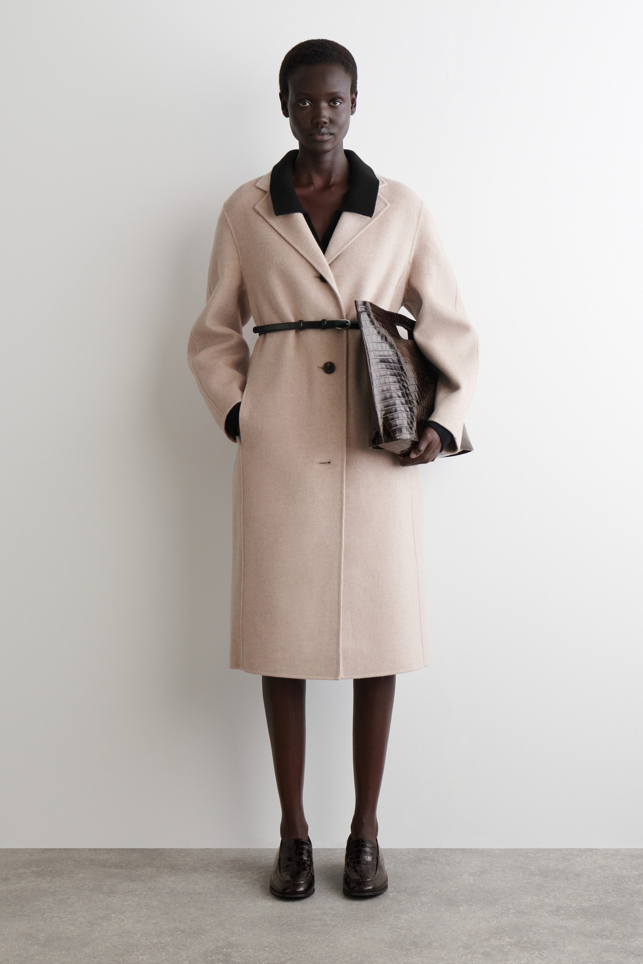 DOUBLE-FACED WOOL COAT