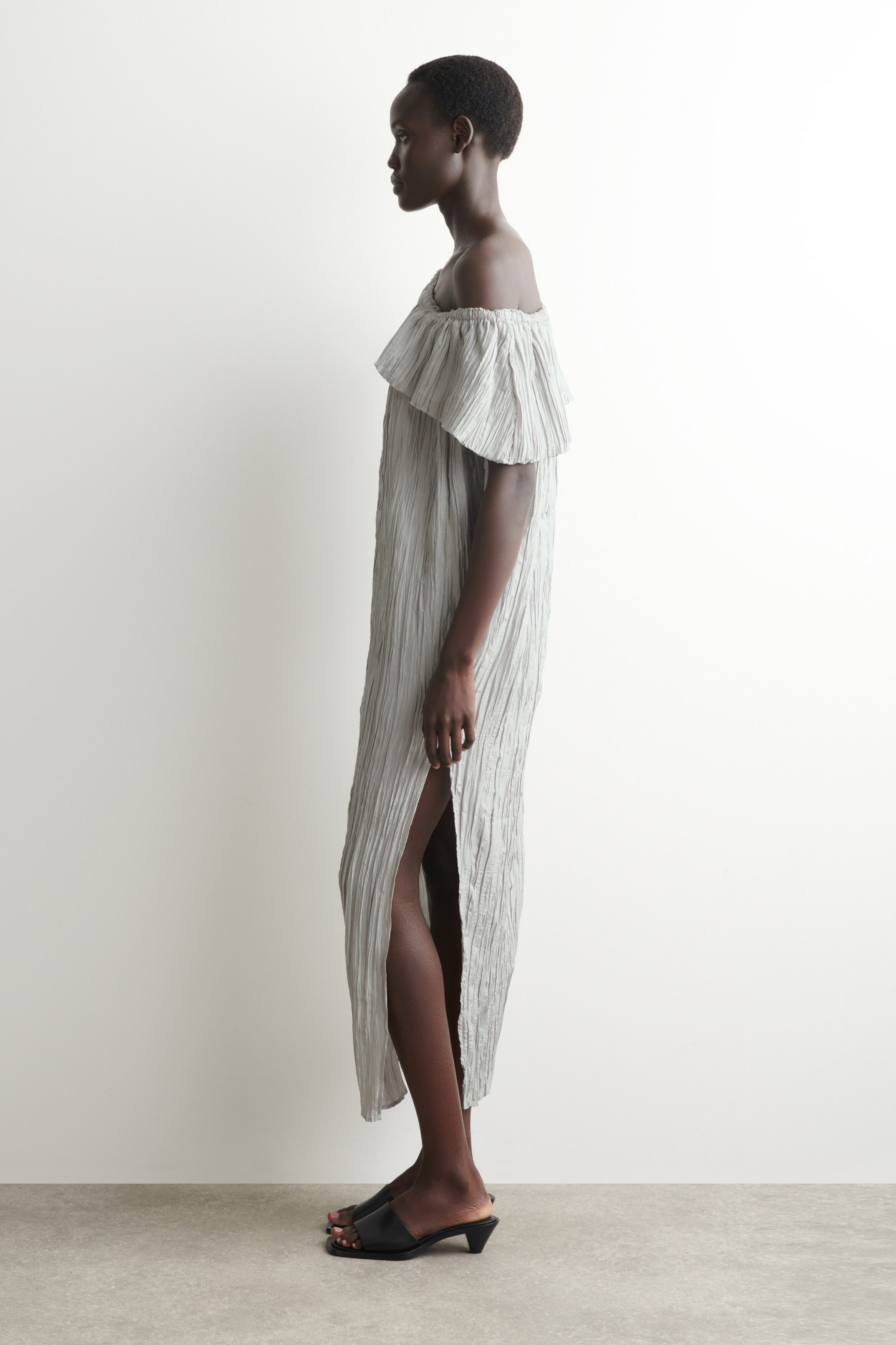 Cos ASYMMETRIC PLEATED SILK GOWN | King's Cross Cos ASYMMETRIC PLEATED SILK GOWN | King's Cross