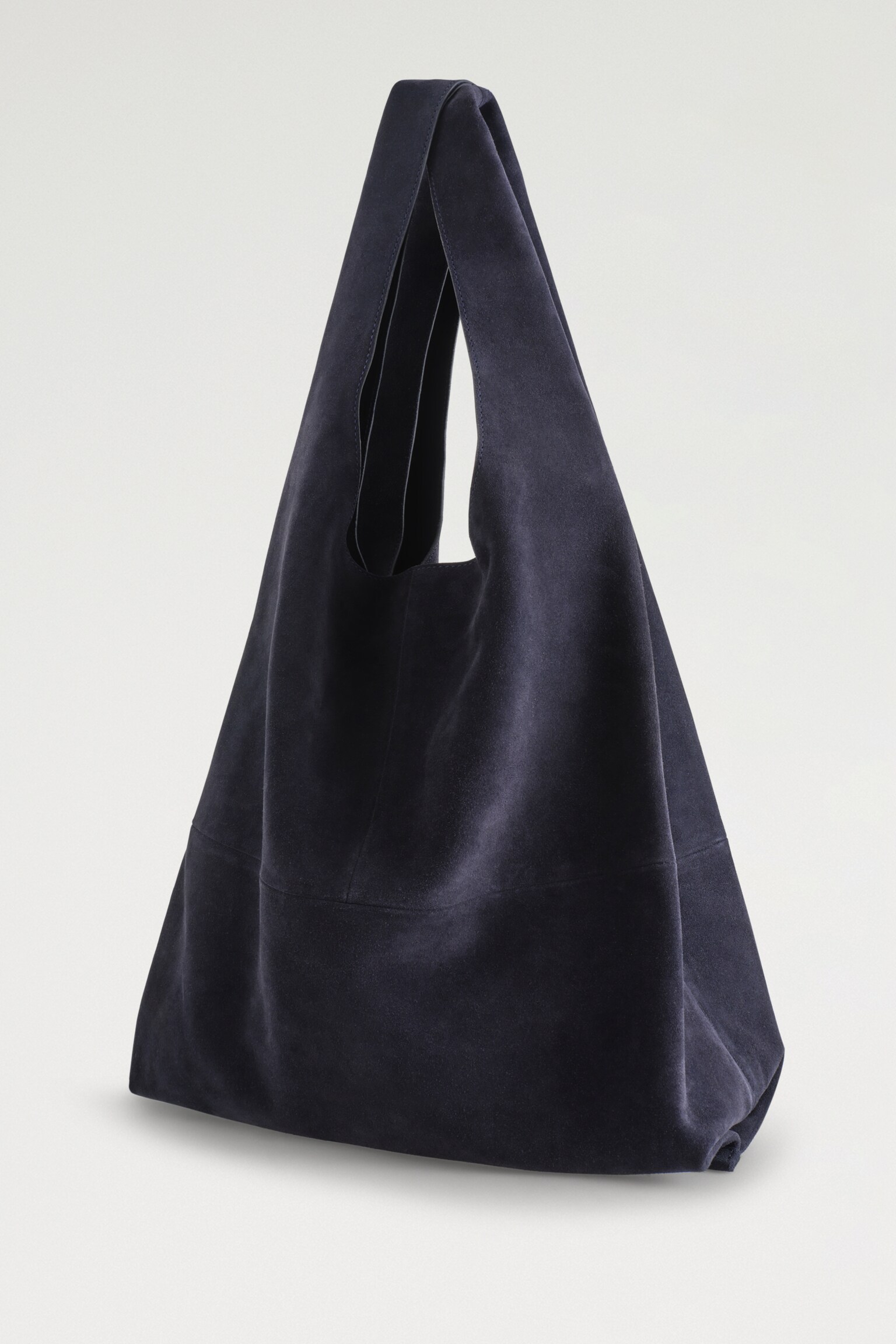 TOTE BAG SLOUCHY - DAIM - BLEU MARINE/CHOCOLAT/GRIS - 6