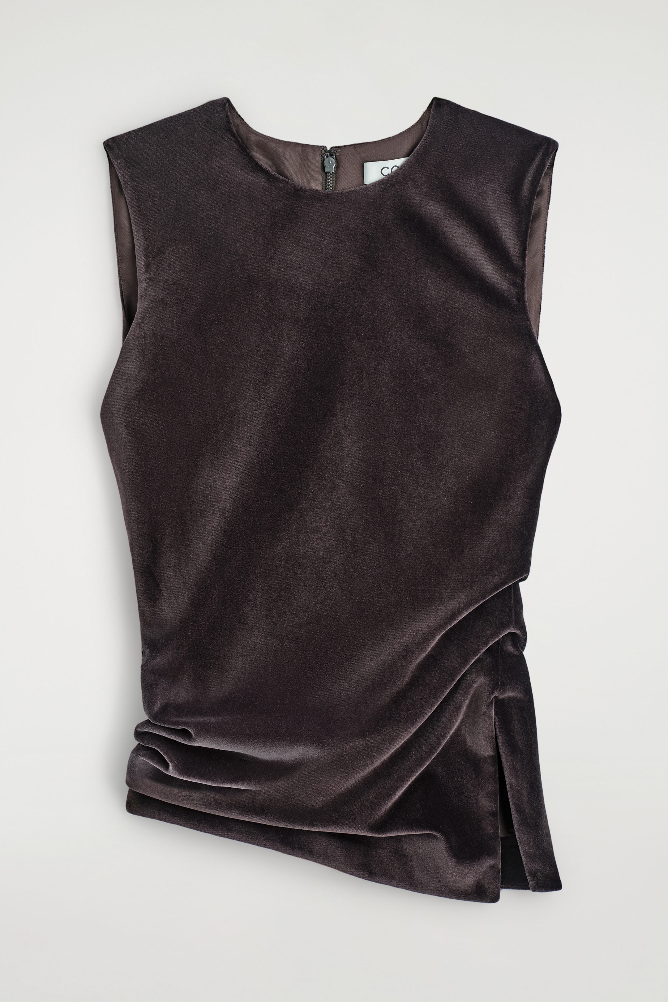 BRUSHED-CASHMERE WAISTCOAT