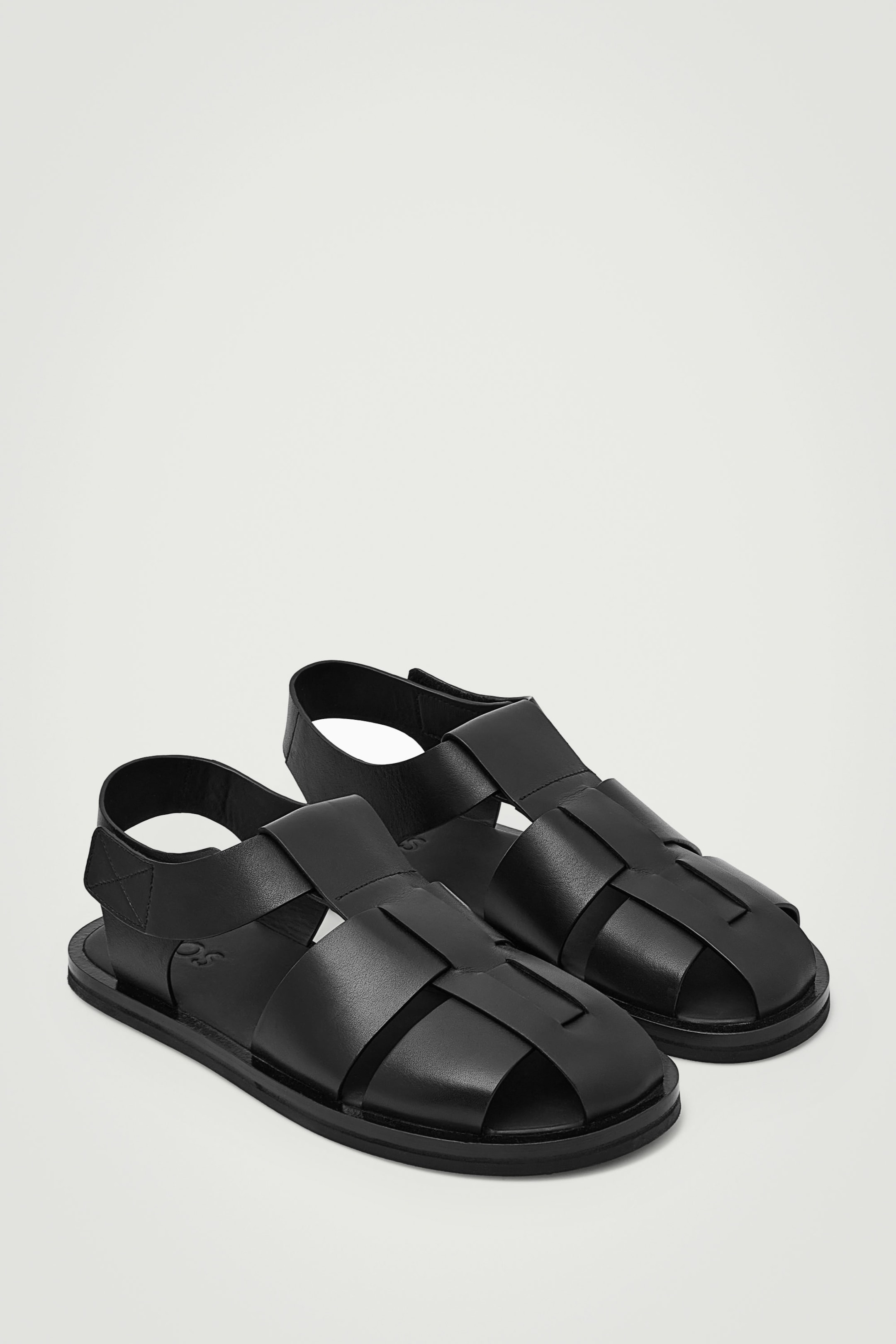 SANDALES SPARTIATES EN CUIR
