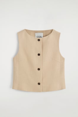 TAILORED WAISTCOAT — BEIGE 7