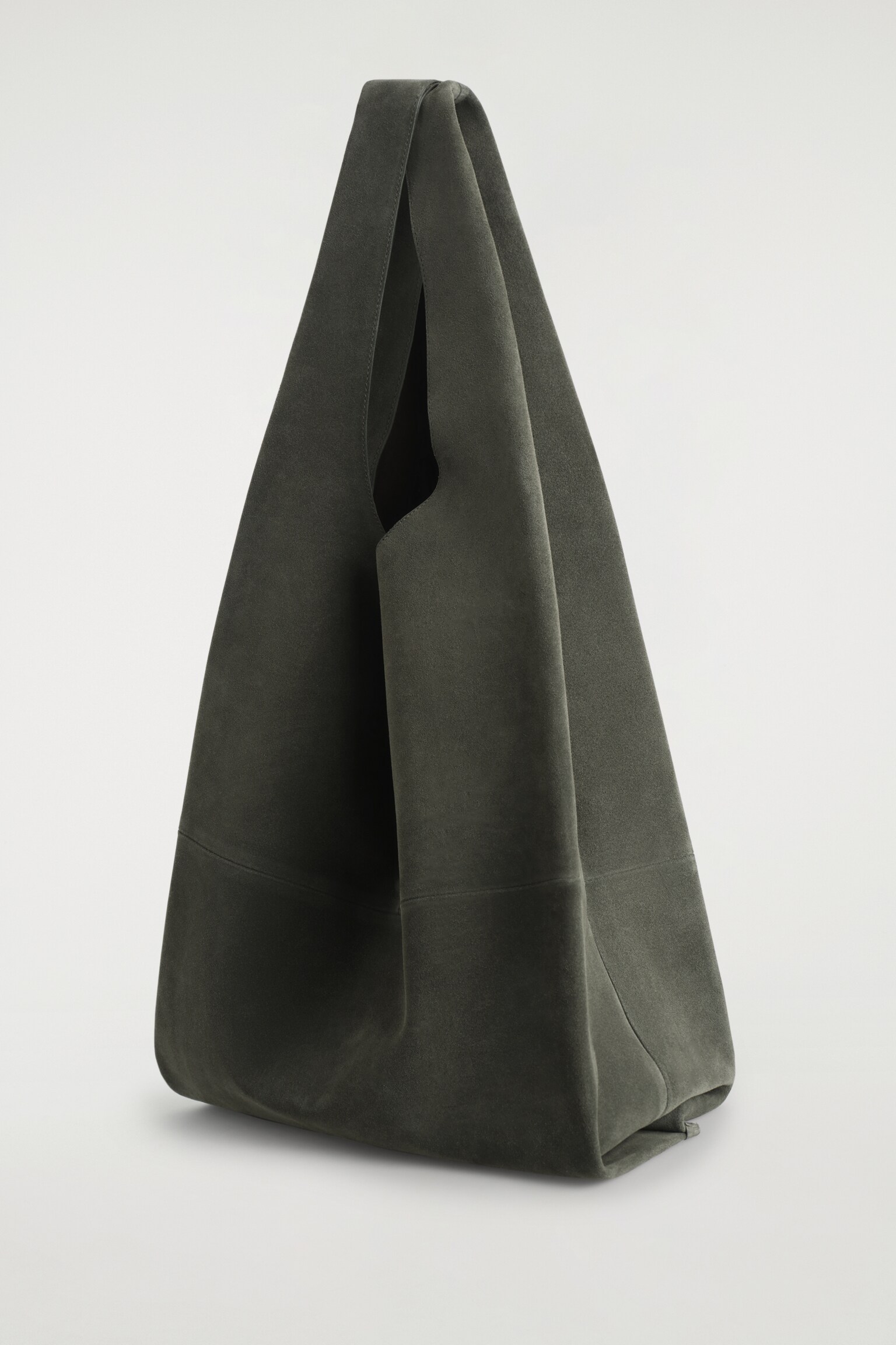 TOTE BAG SLOUCHY - DAIM - GRIS/CHOCOLAT/BLEU MARINE - 6