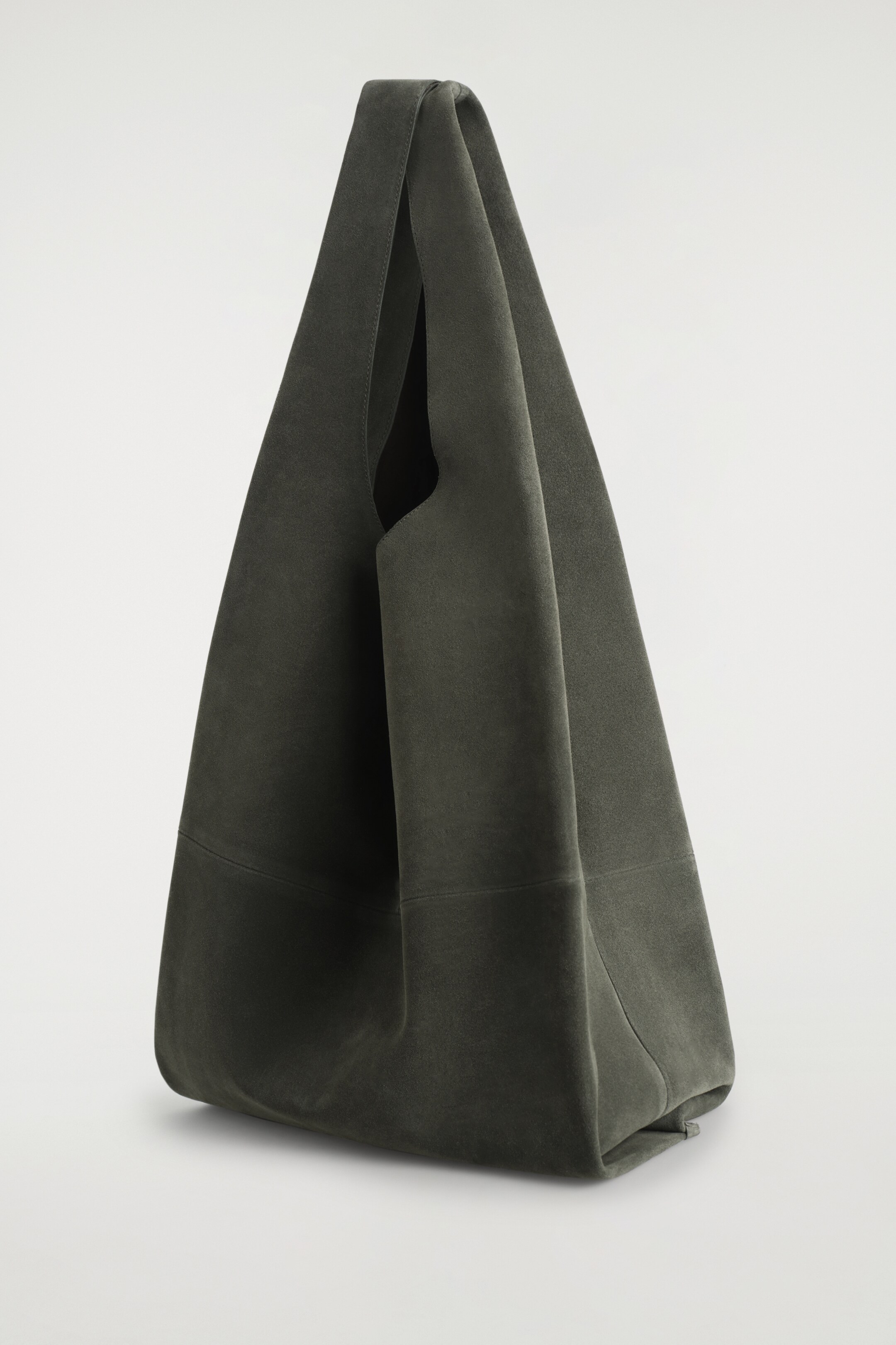 Agrandir l'image: TOTE BAG SLOUCHY - DAIM - GRIS - HOMME | H&M FR 7